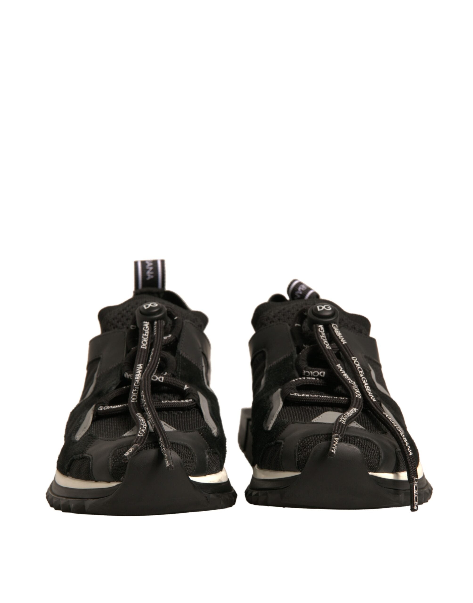 Dolce & Gabbana Black Mesh Sorrento Trekking Sneakers Women's Shoes (Pre-Owned)