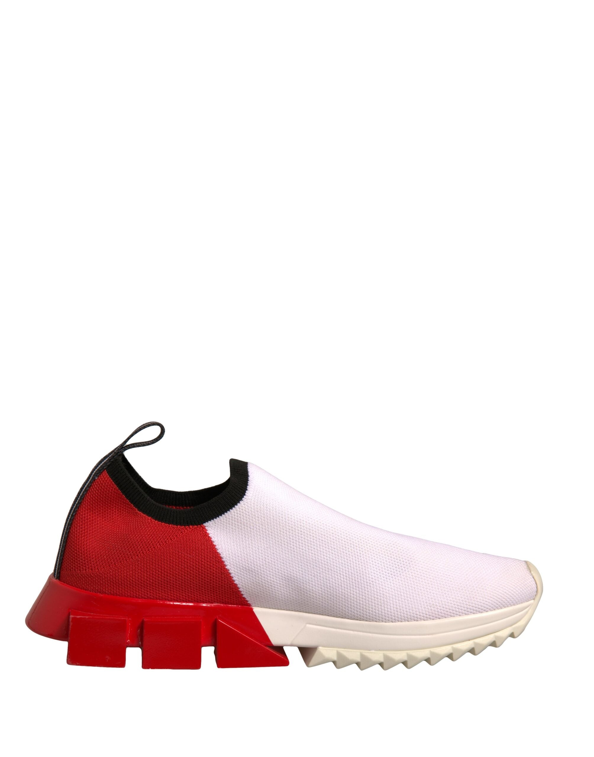 Dolce & Gabbana White Red Low Top Sorrento Sneakers Women's Shoes (Pre-Owned)