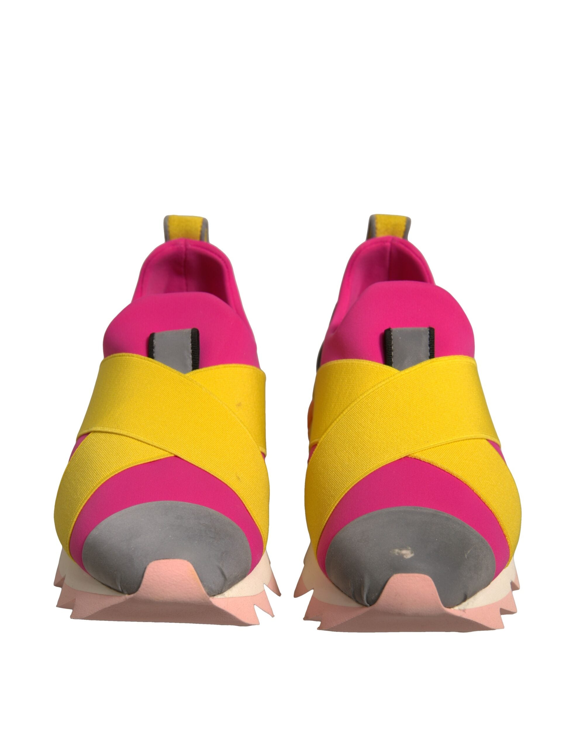 Dolce & Gabbana Multicolor Neoprene Elastic Ibiza Sneakers Women's Shoes (Pre-Owned)