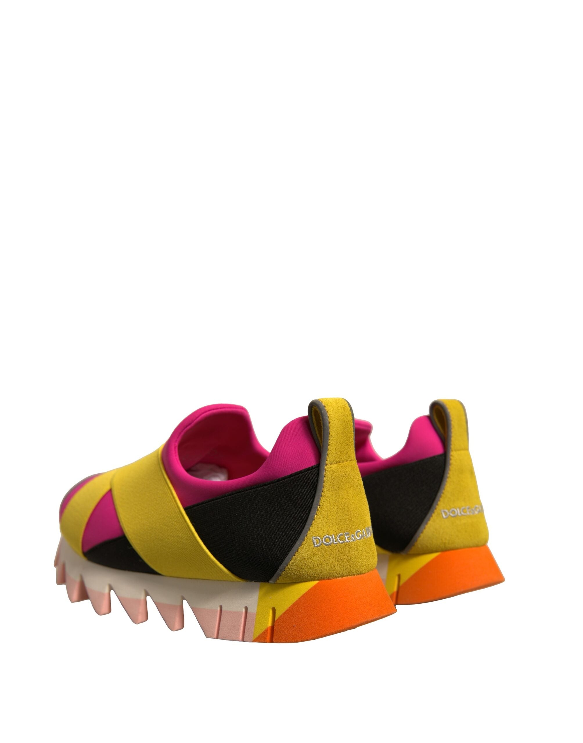 Dolce & Gabbana Multicolor Neoprene Elastic Ibiza Sneakers Women's Shoes (Pre-Owned)