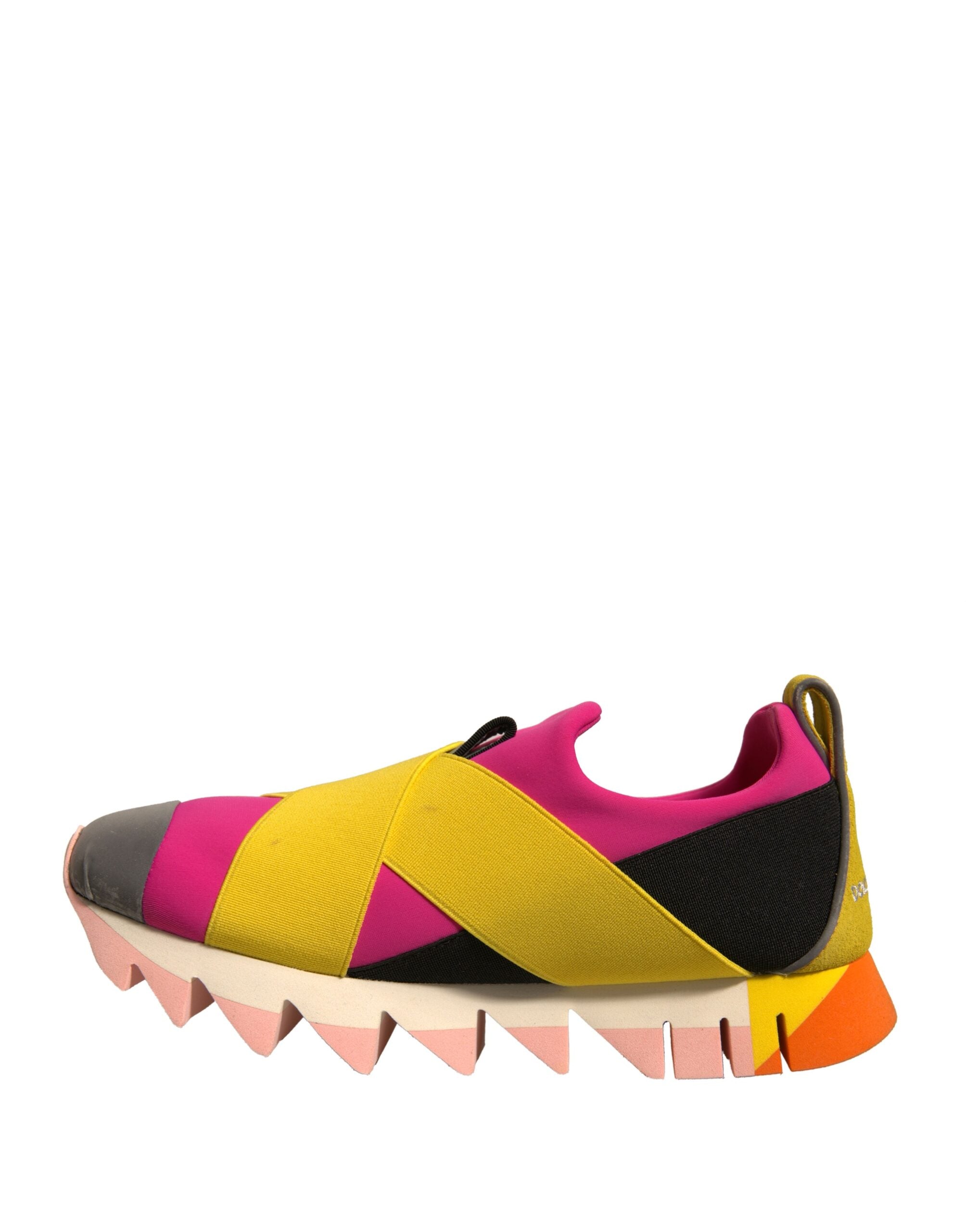 Dolce & Gabbana Multicolor Neoprene Elastic Ibiza Sneakers Women's Shoes (Pre-Owned)