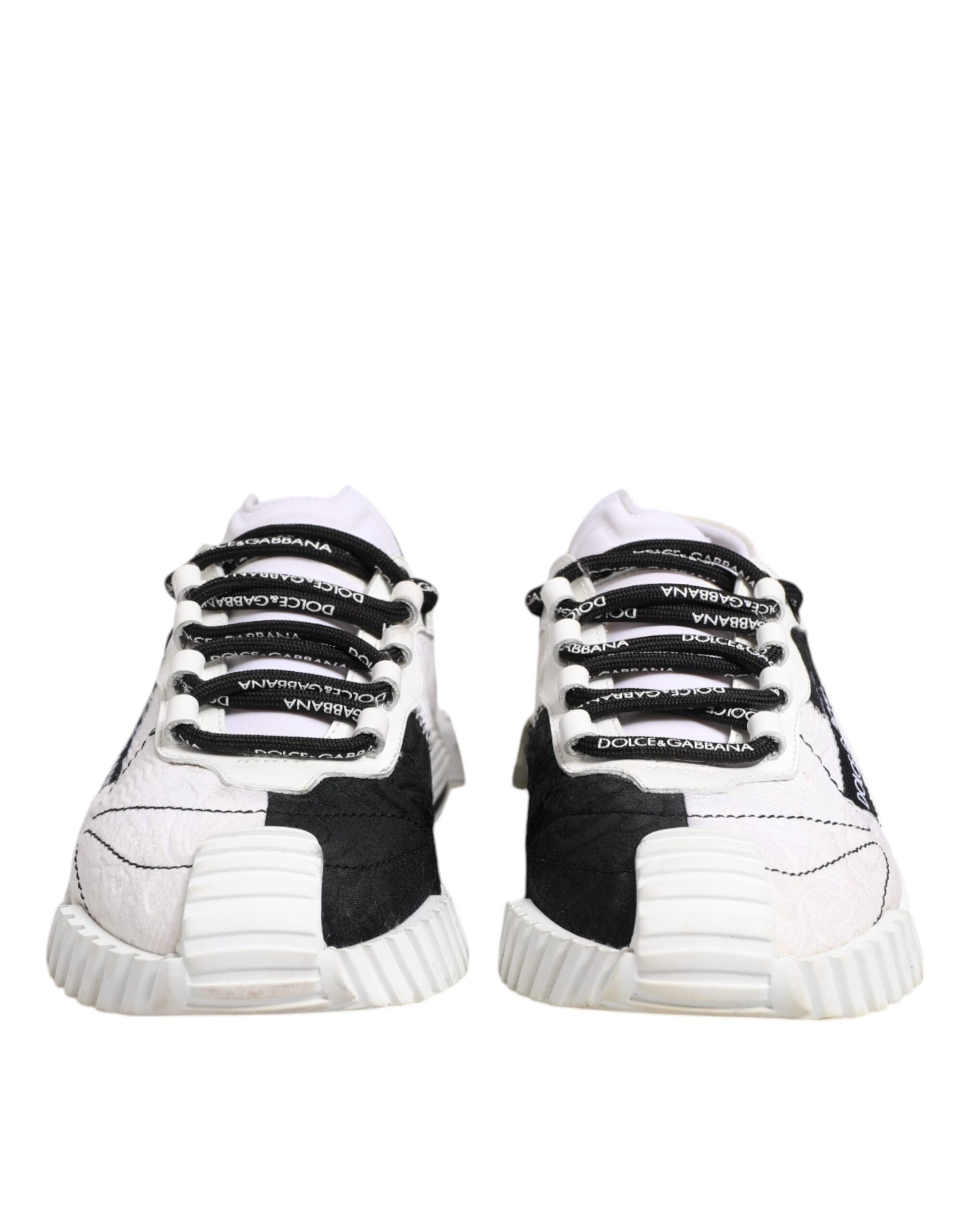 Dolce & Gabbana White Black NS1 Low Top Sneakers Women's Shoes (Pre-Owned)