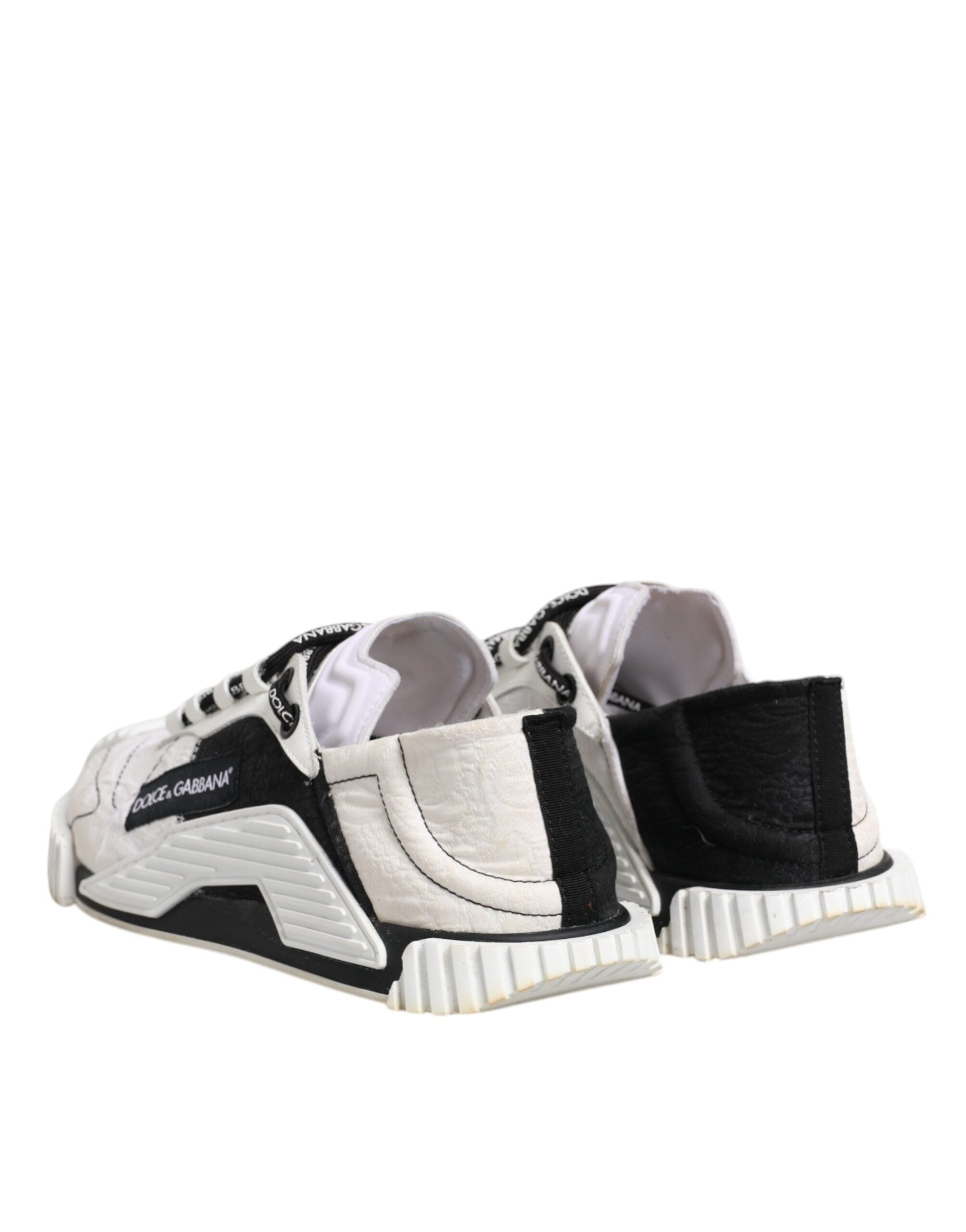 Dolce & Gabbana White Black NS1 Low Top Sneakers Women's Shoes (Pre-Owned)