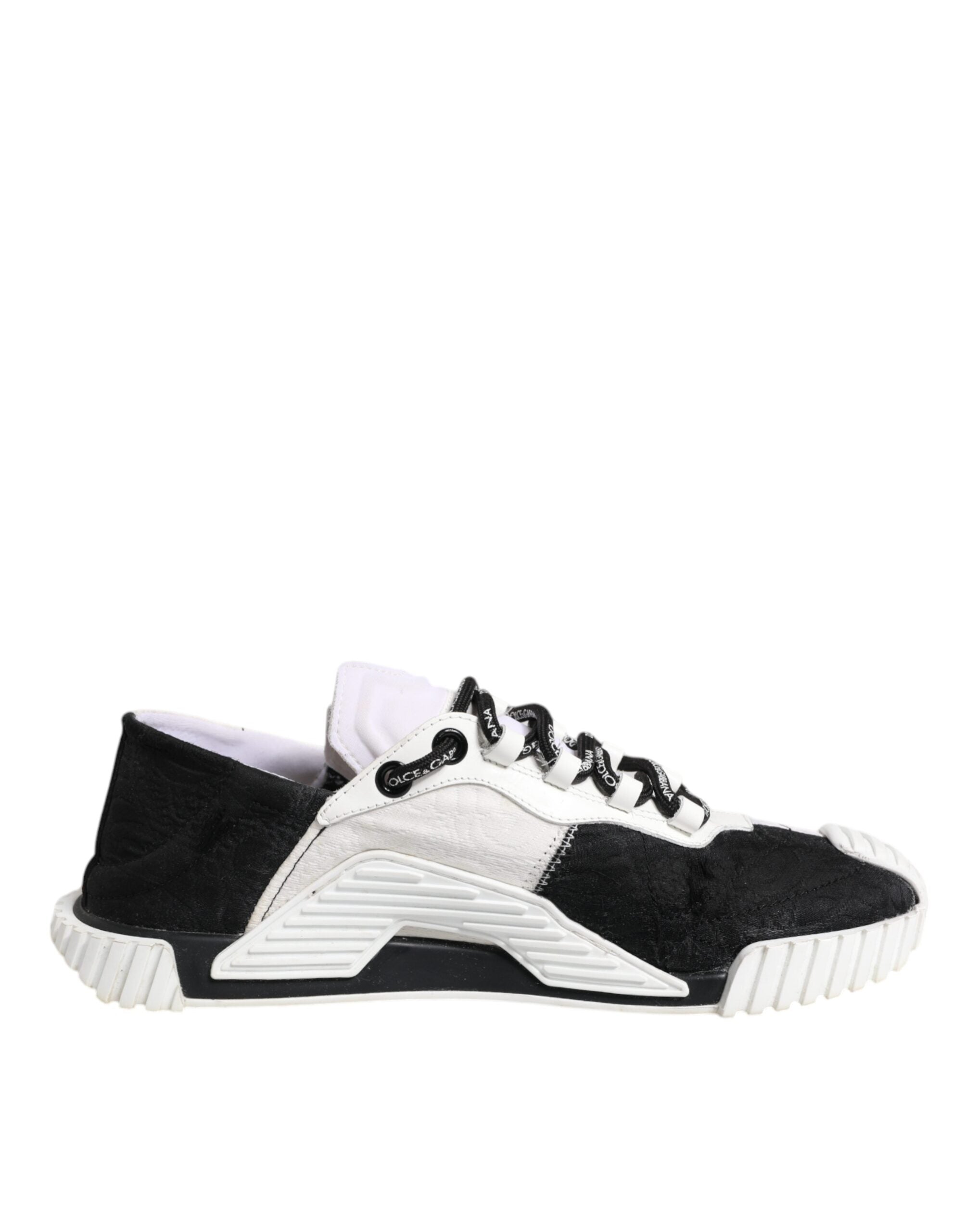 Dolce & Gabbana White Black NS1 Low Top Sneakers Women's Shoes (Pre-Owned)