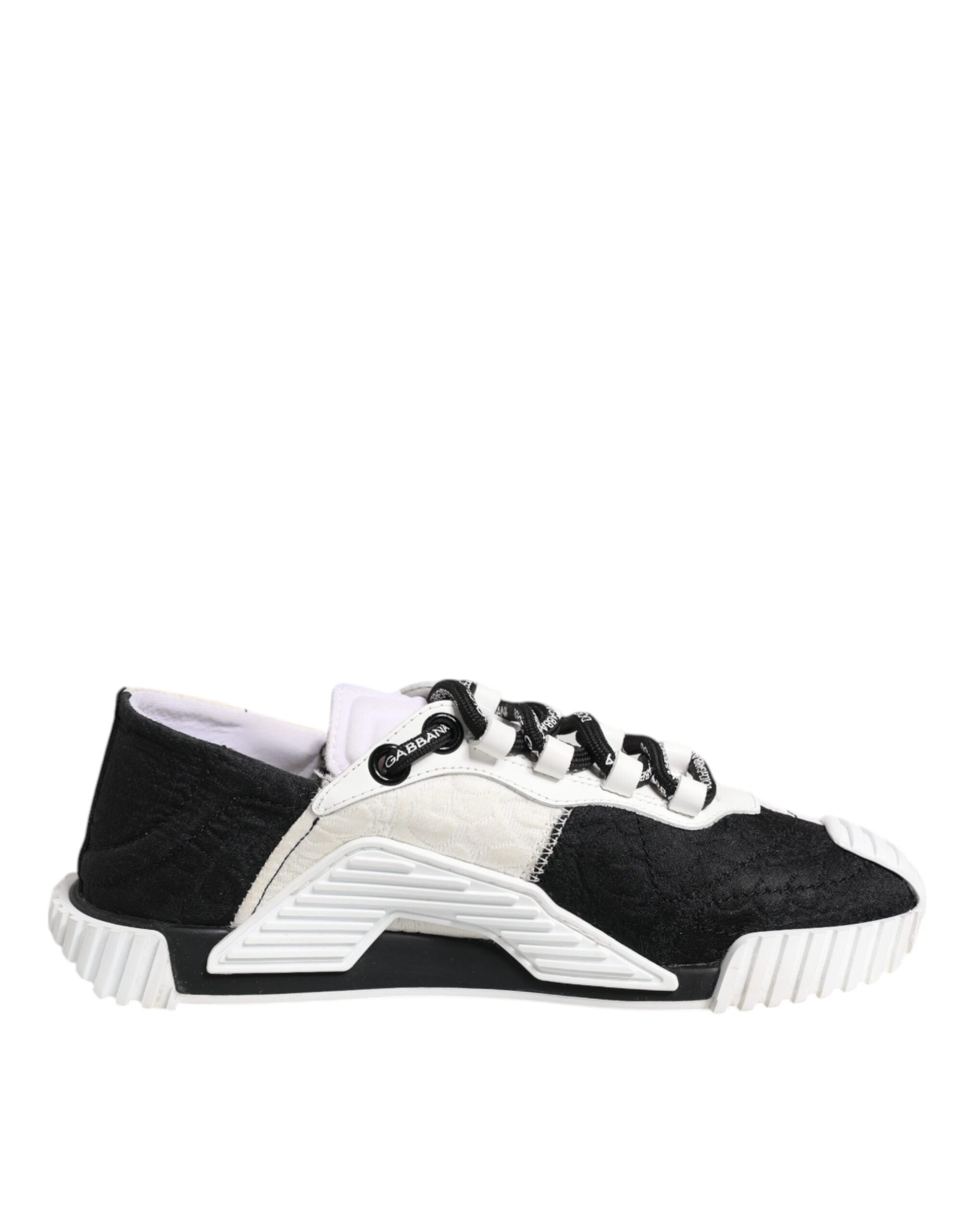 Dolce & Gabbana White Black NS1 Low Top Sneakers Women's Shoes (Pre-Owned)