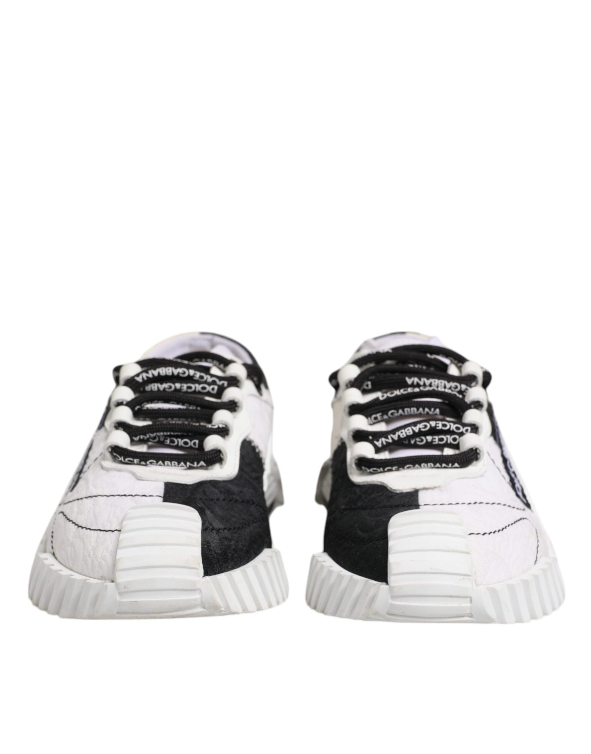 Dolce & Gabbana White Black NS1 Low Top Sneakers Women's Shoes (Pre-Owned)