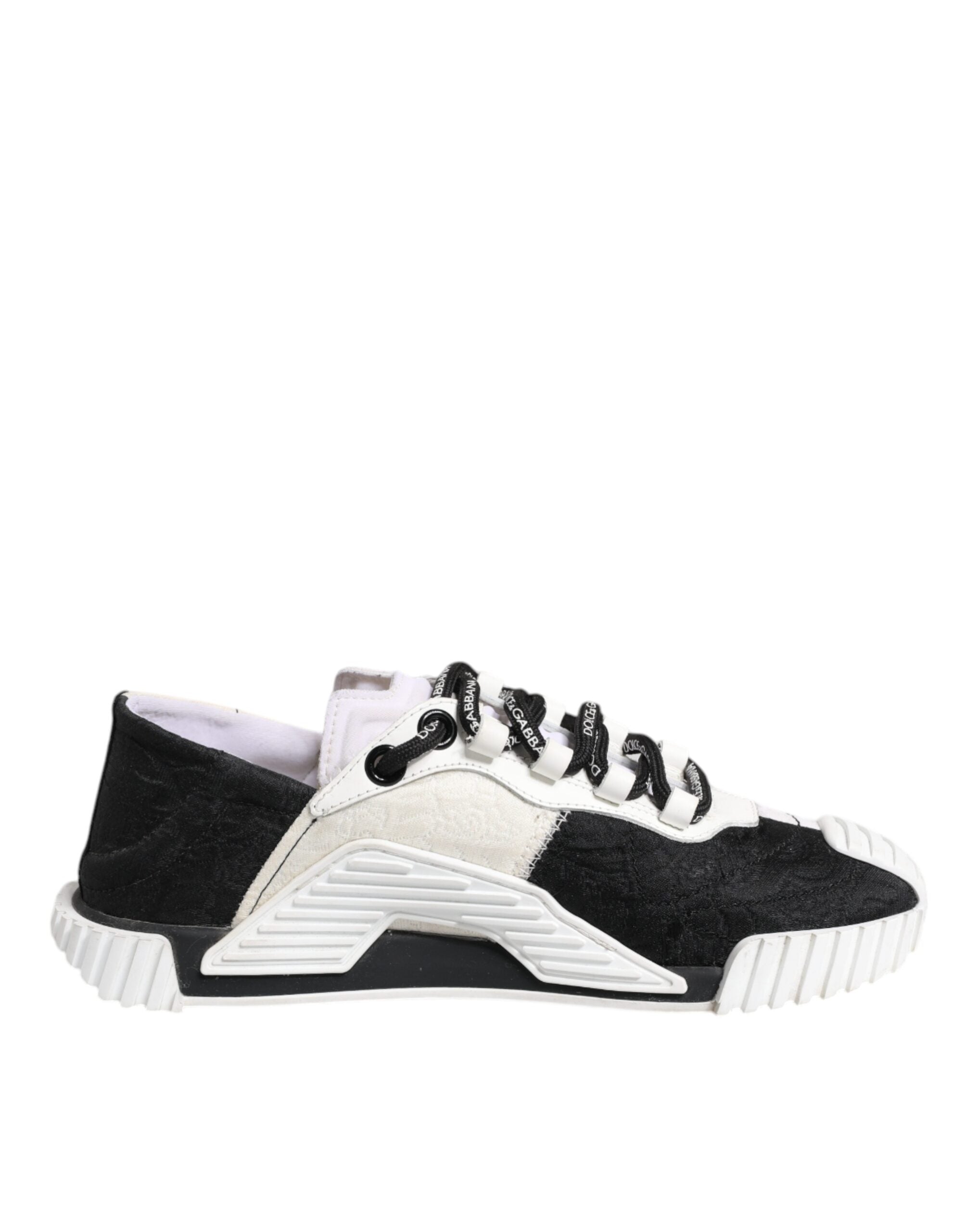 Dolce & Gabbana White Black NS1 Low Top Sneakers Women's Shoes (Pre-Owned)