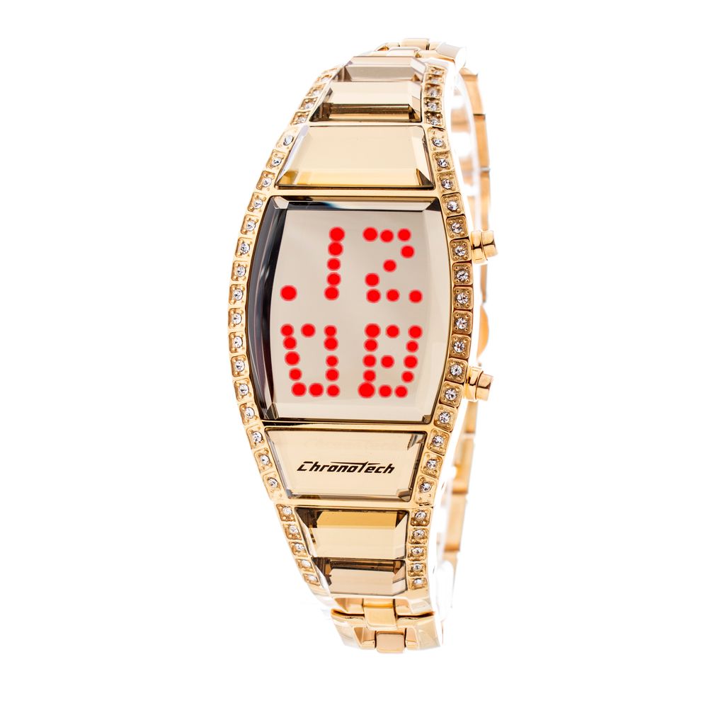 Chronotech Gold Stainless Steel Women's Watch