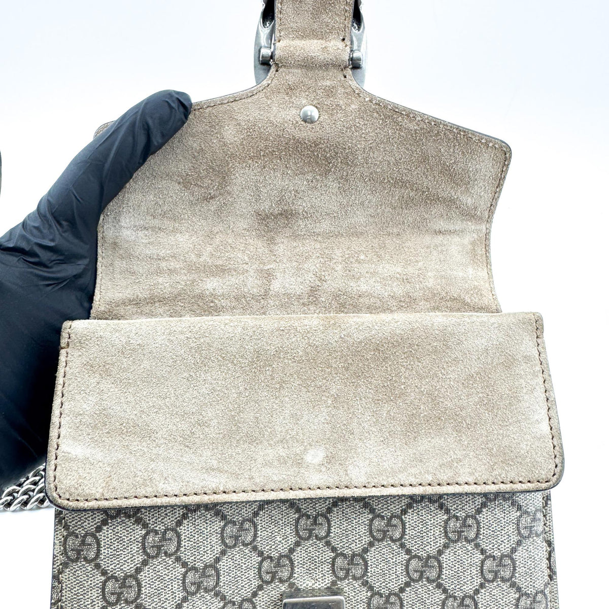 Gucci Dionysus Gg Coated Canvas Brown Canvas Handbag (Pre-Owned)