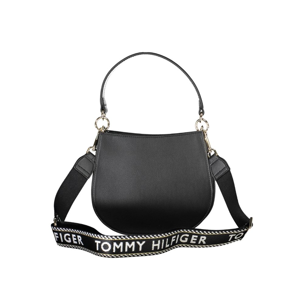 Tommy Hilfiger Black Polyester Women Women's Handbag
