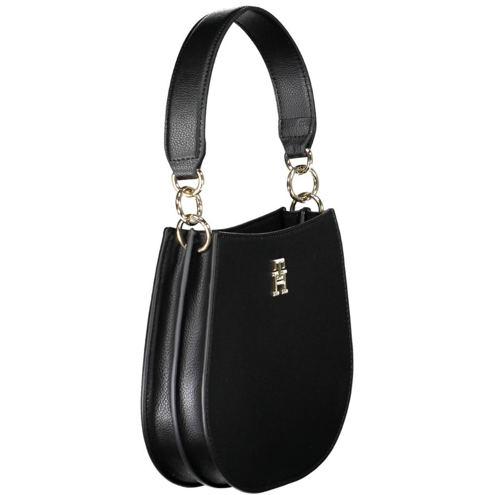 Tommy Hilfiger Black Polyester Women Women's Handbag