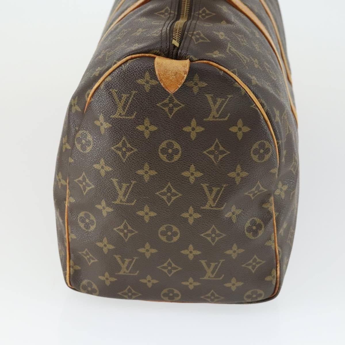 Louis Vuitton Keepall Monogram Canvas Brown Canvas Travel Bag Bag (Pre-Owned)
