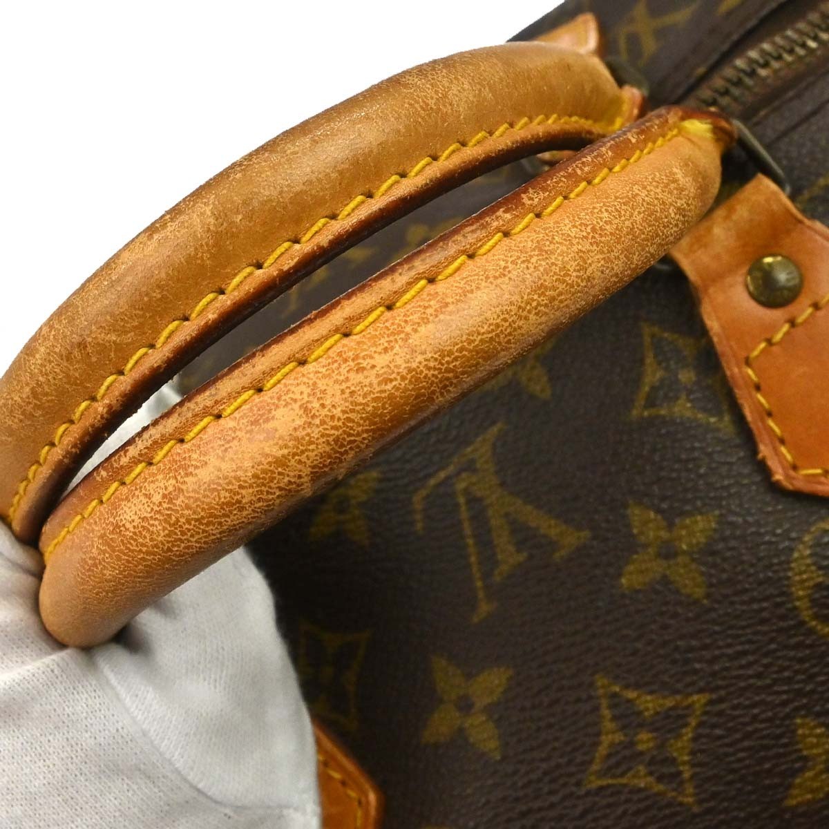 Louis Vuitton Speedy Monogram Brown Canvas Handbag (Pre-Owned)