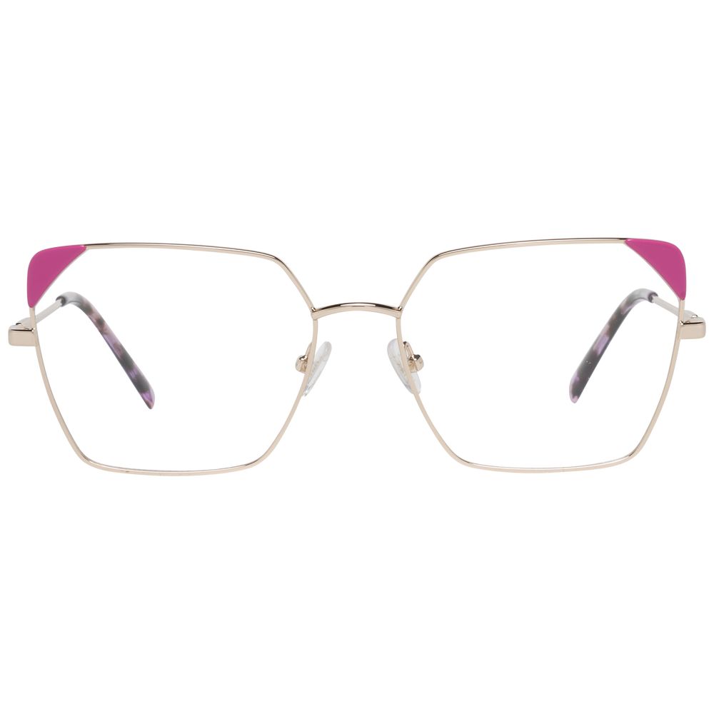 Emilio Pucci Rose Gold Metal & Plastic Glasses Women's (Frames)
