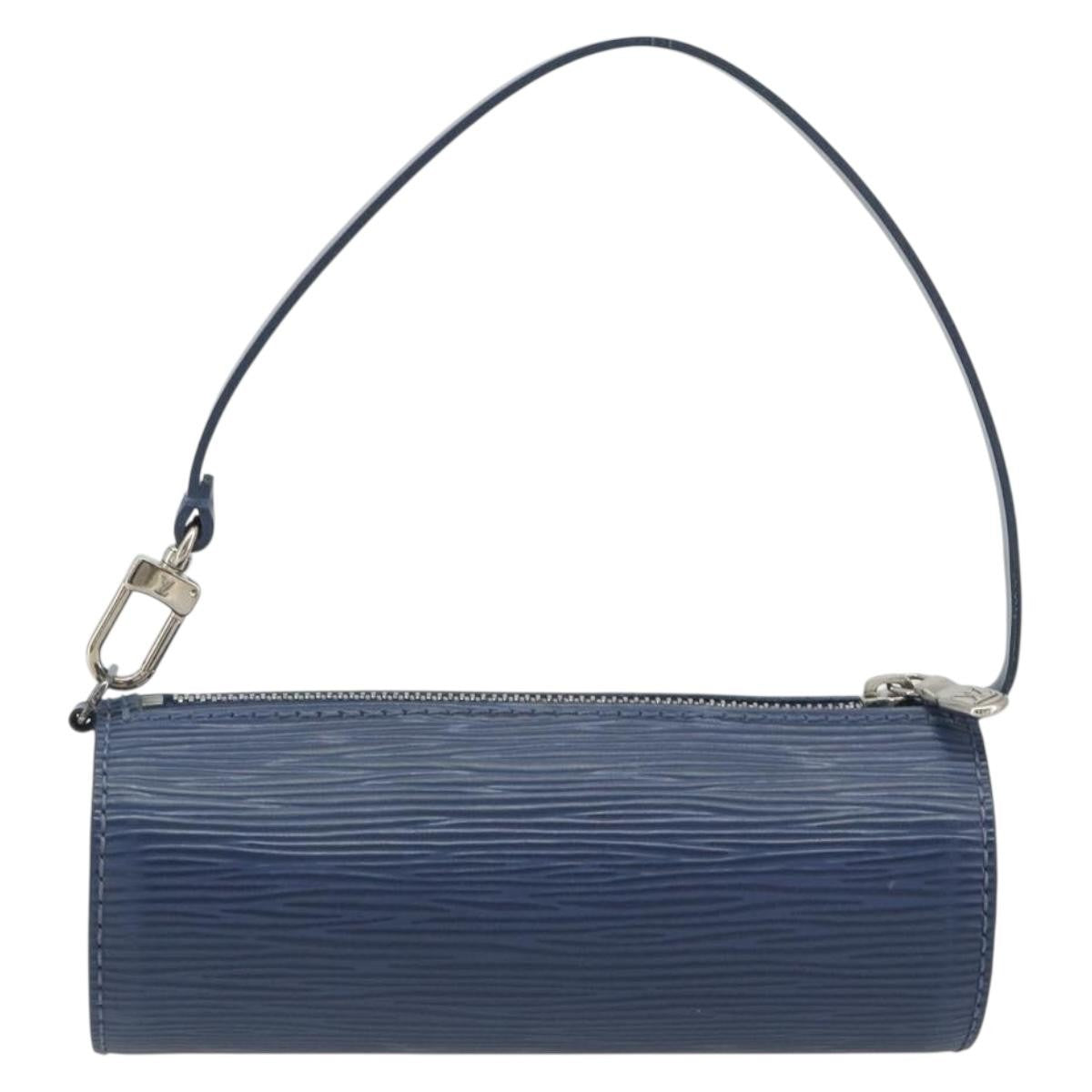 Louis Vuitton Soufflot Pochette Epi Leather Blue Leather Clutche & Pouche Bag (Pre-Owned)