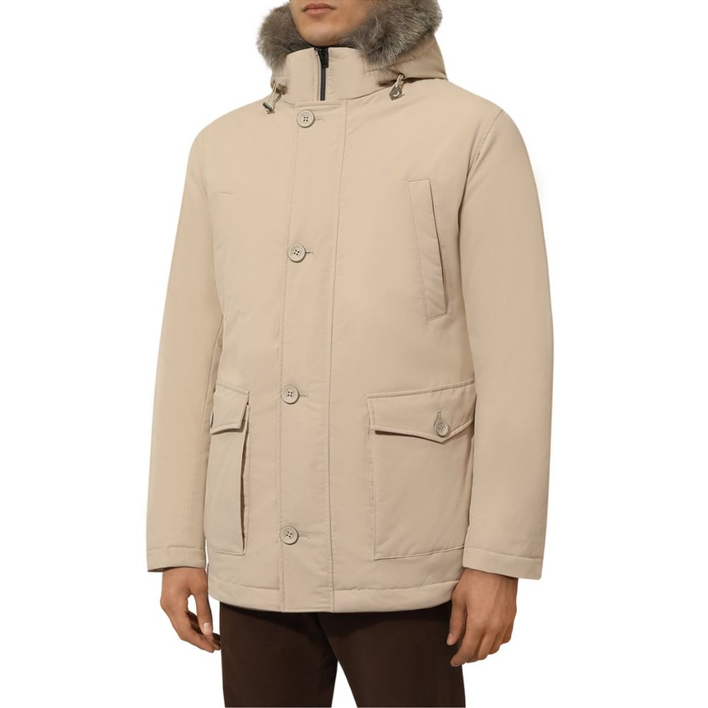 Herno Beige Nylon Men's Jacket