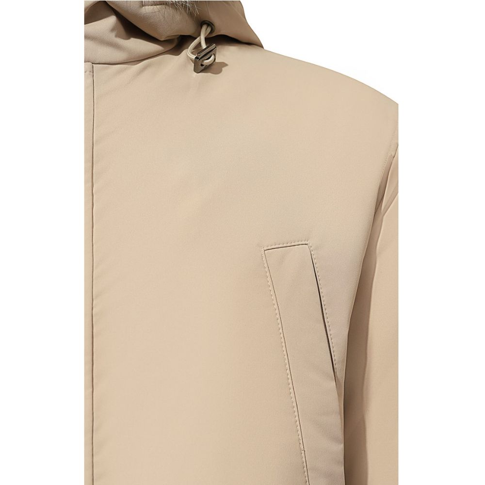 Herno Beige Nylon Men's Jacket