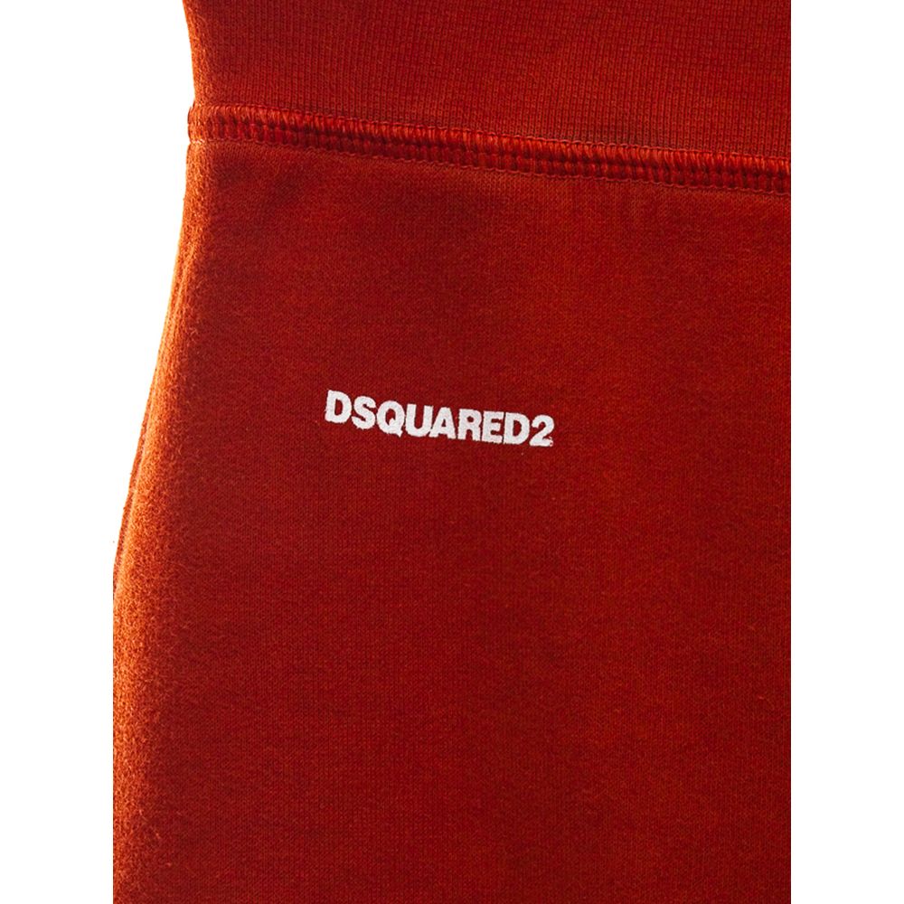 Dsquared² Red Cotton Athletic Women's Pants