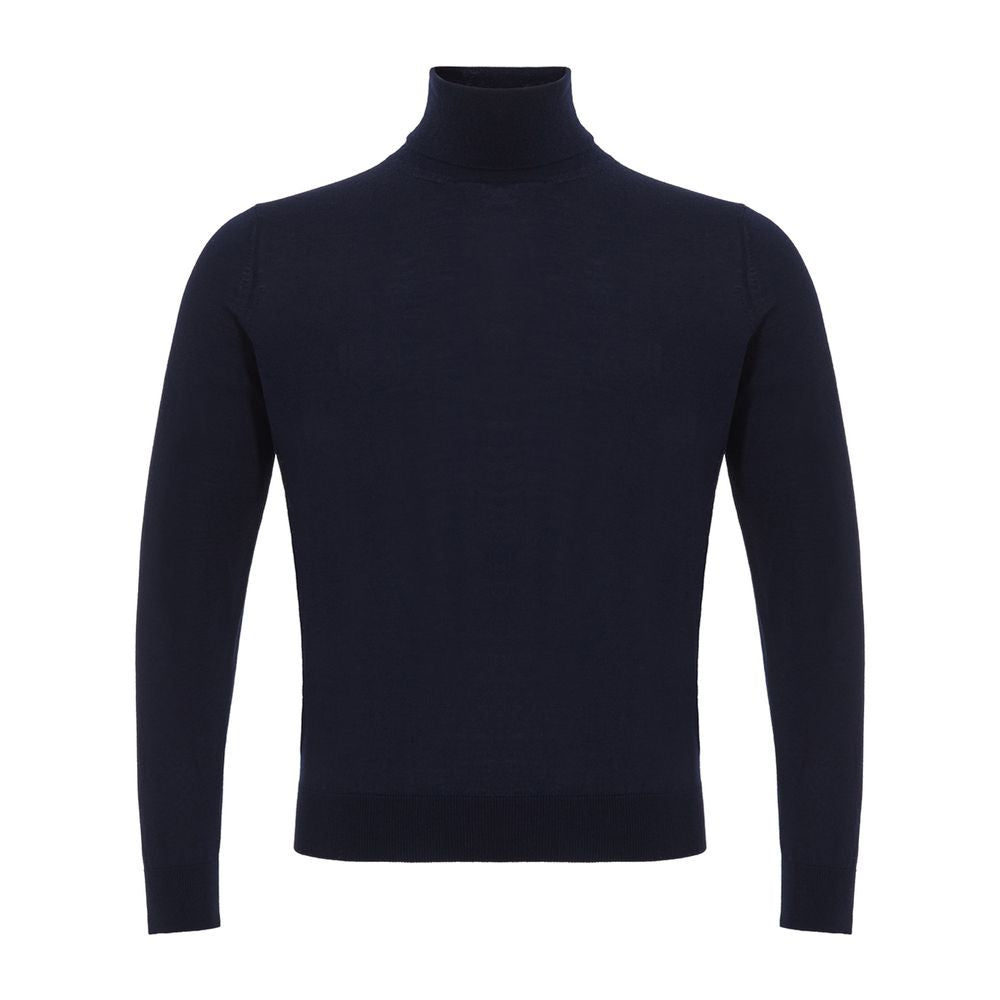Colombo Blue Cashmere Men's Turtleneck