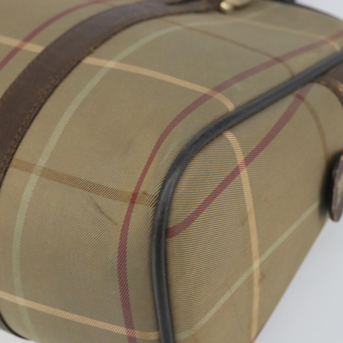 Burberry Nova Canvas Beige Canvas Handbag (Pre-Owned)