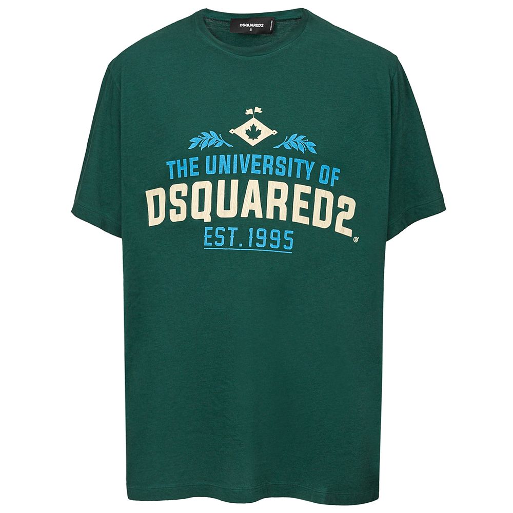 Dsquared² Green Cotton Men's T-Shirt
