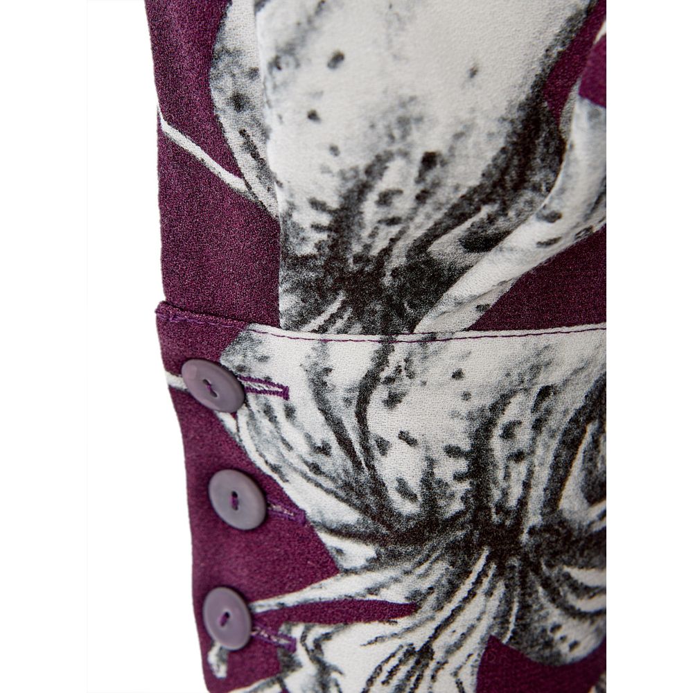 Lardini Purple Viscose Casual Women's Dress