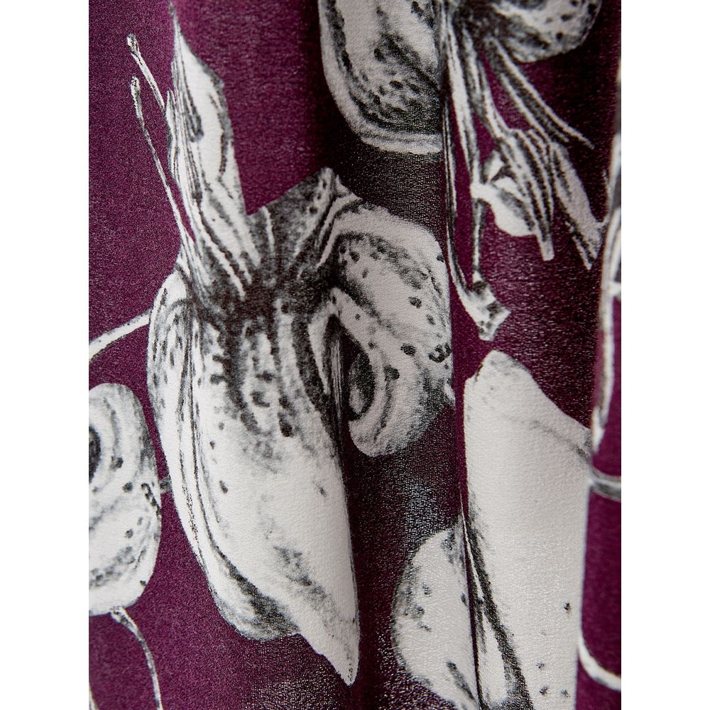 Lardini Purple Viscose Casual Women's Dress
