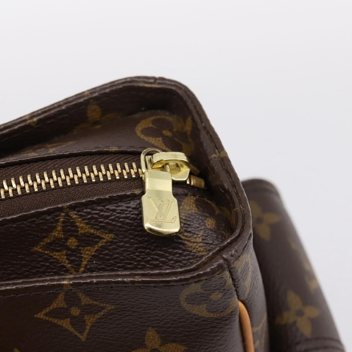 Louis Vuitton Multipli Cite Monogram Canvas Brown Canvas Handbag (Pre-Owned)
