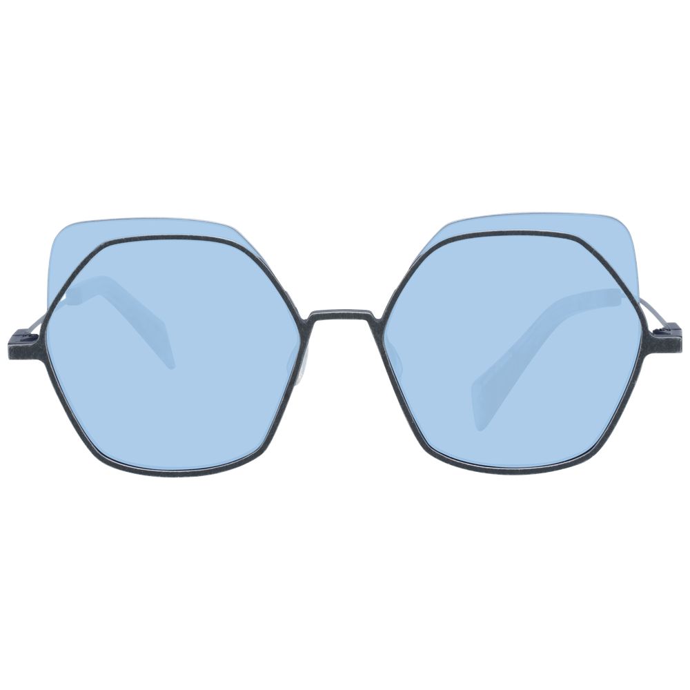 Yohji Yamamoto Gray Metal & Plastic Women's Sunglasses