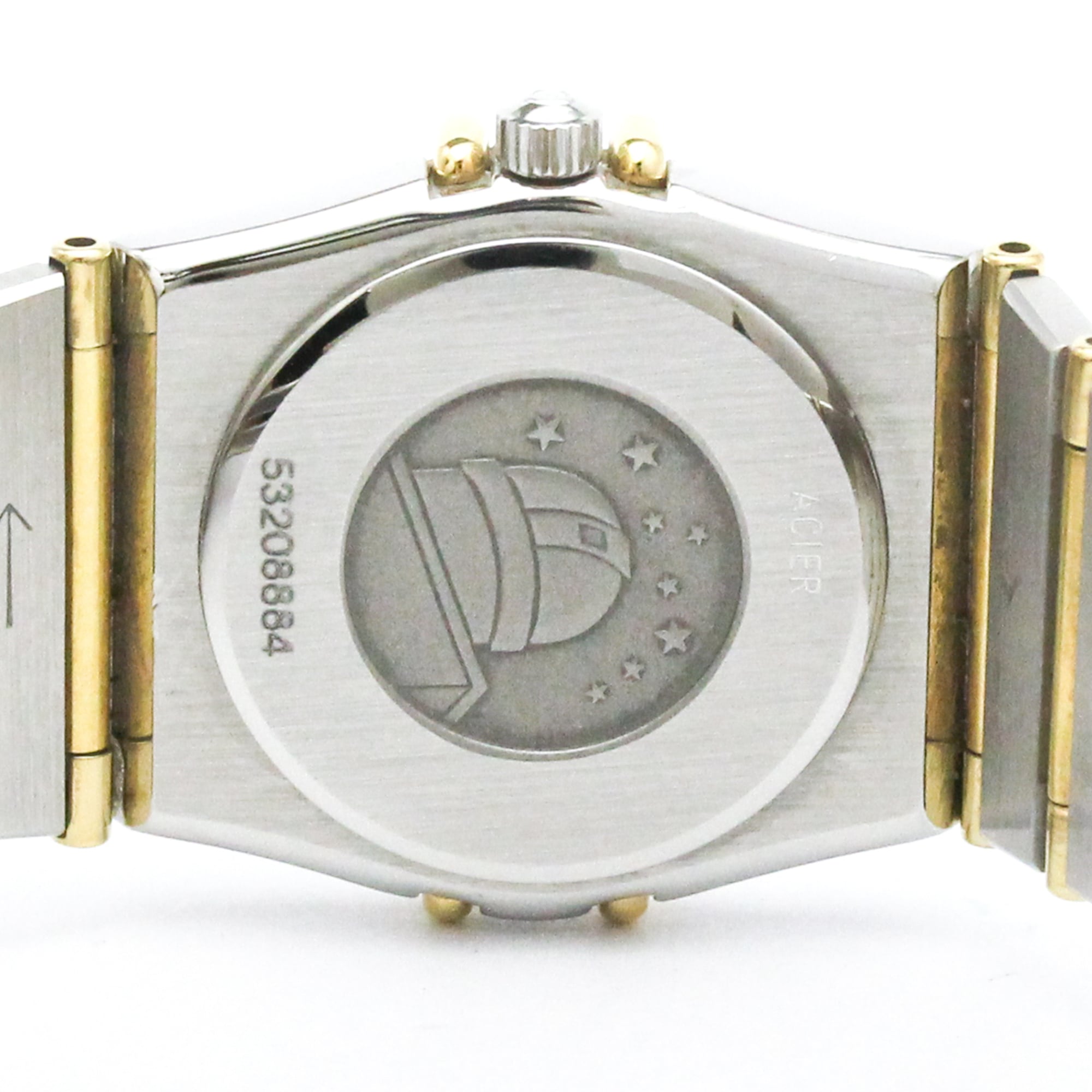 Omega Constellation Quartz Stainless Steel And Yellow Gold Watch (Pre-Owned)