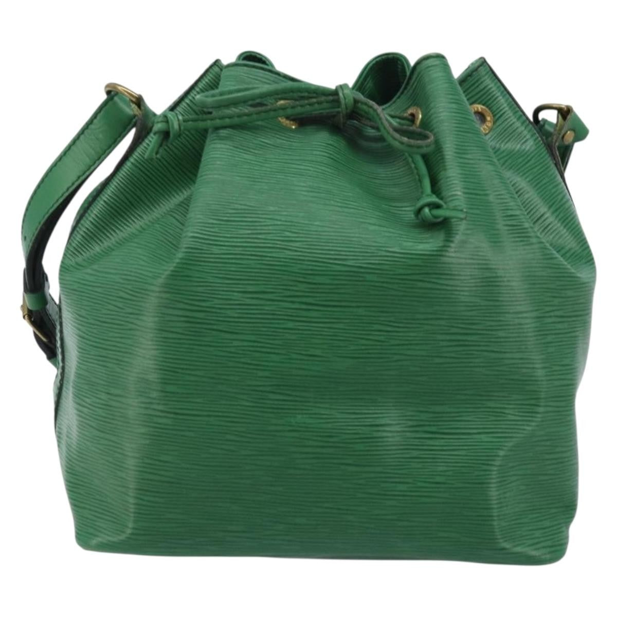 Louis Vuitton Petit Noe Epi Leather Green Leather Shoulder Bag Bag (Pre-Owned)