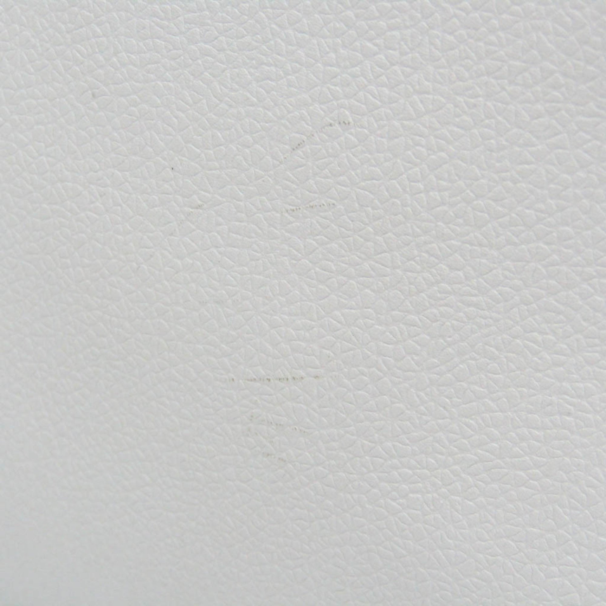 Bvlgari Vintage Leather White Leather Handbag (Pre-Owned)