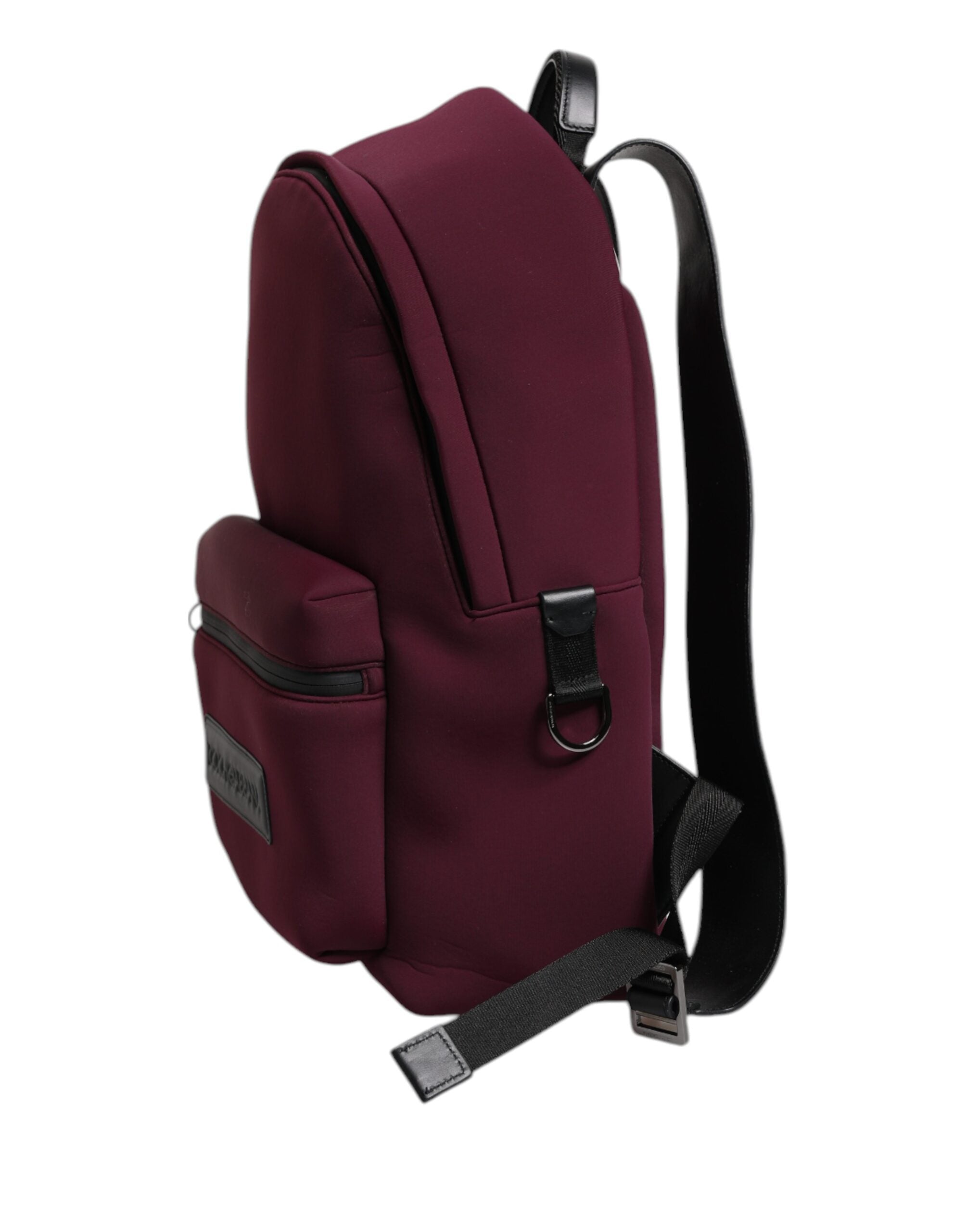 Dolce & Gabbana Burgundy Montreale Tecnico Textile Men Backpack Men's Bag