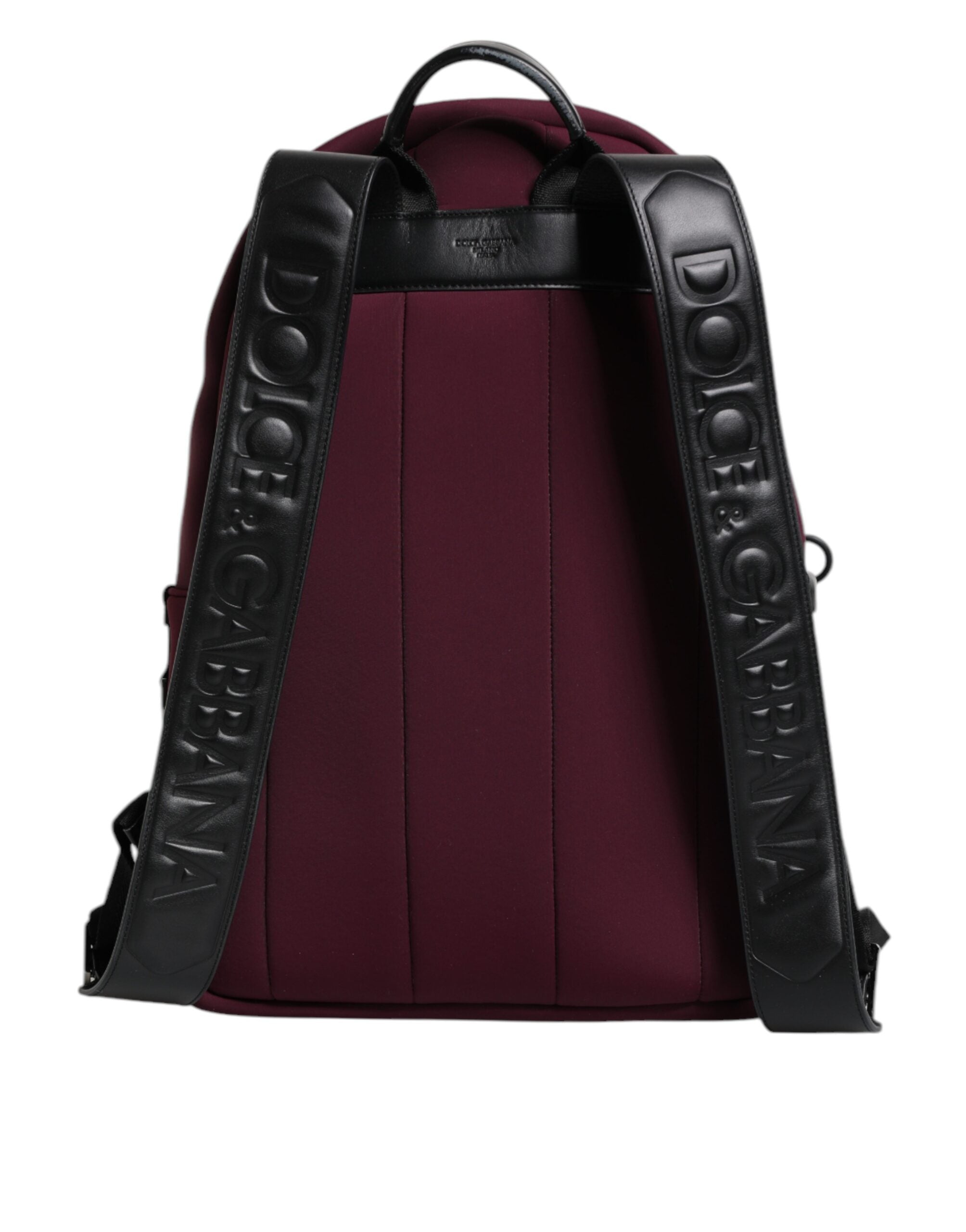 Dolce & Gabbana Burgundy Montreale Tecnico Textile Men Backpack Men's Bag