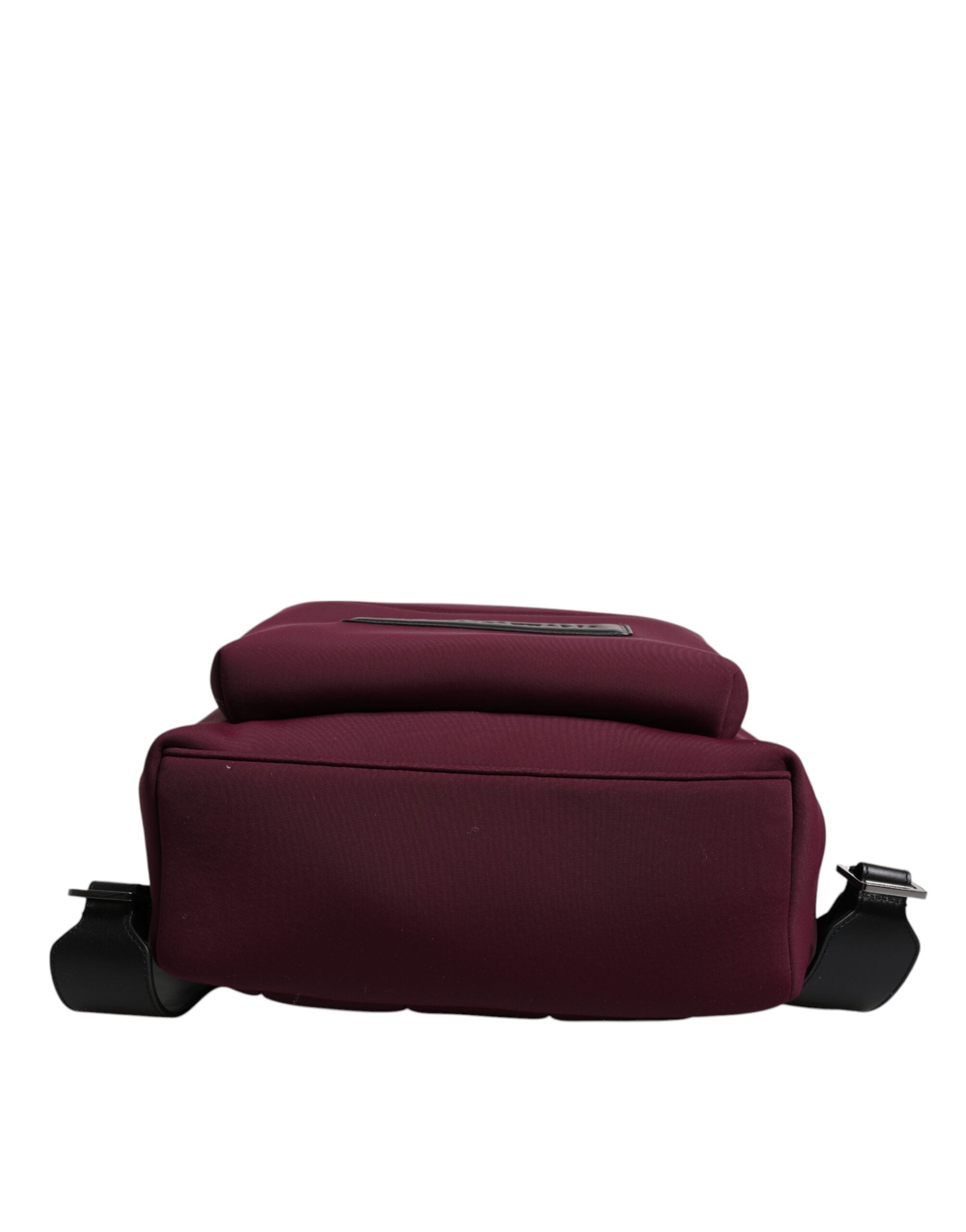 Dolce & Gabbana Burgundy Montreale Tecnico Textile Men Backpack Men's Bag