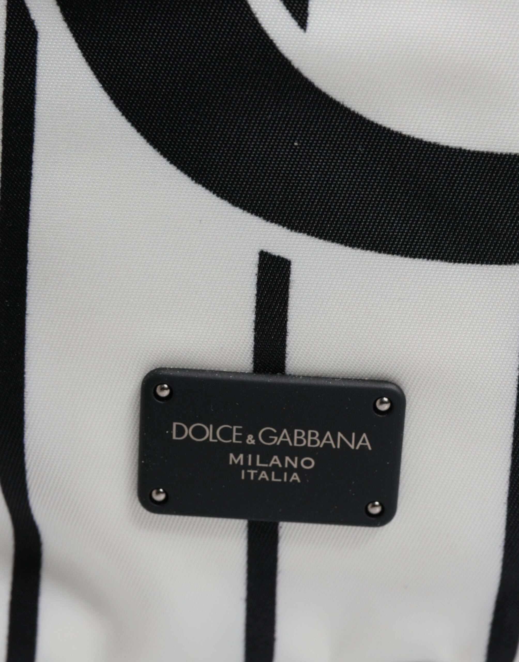 Dolce & Gabbana Black White Vulcano Royal King Print Men Backpack Men's Bag (Pre-Owned)