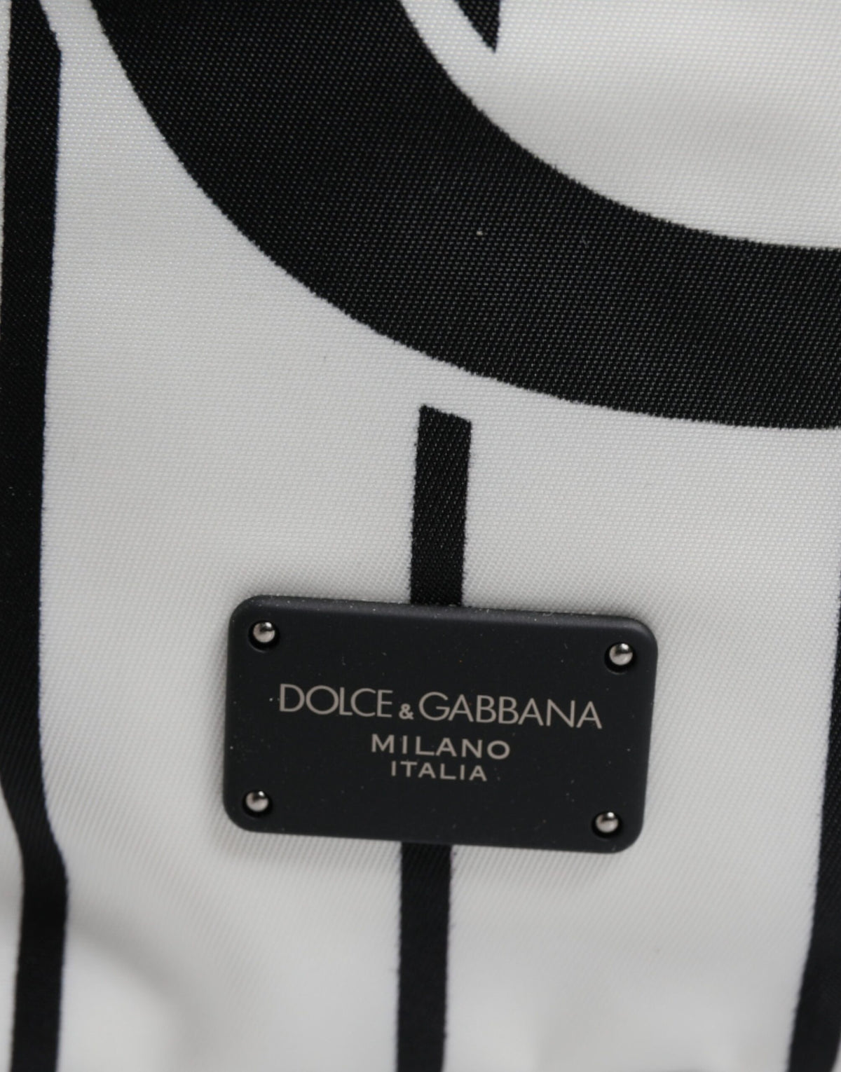 Dolce & Gabbana Black White Vulcano Royal King Print Men Backpack Men's Bag (Pre-Owned)