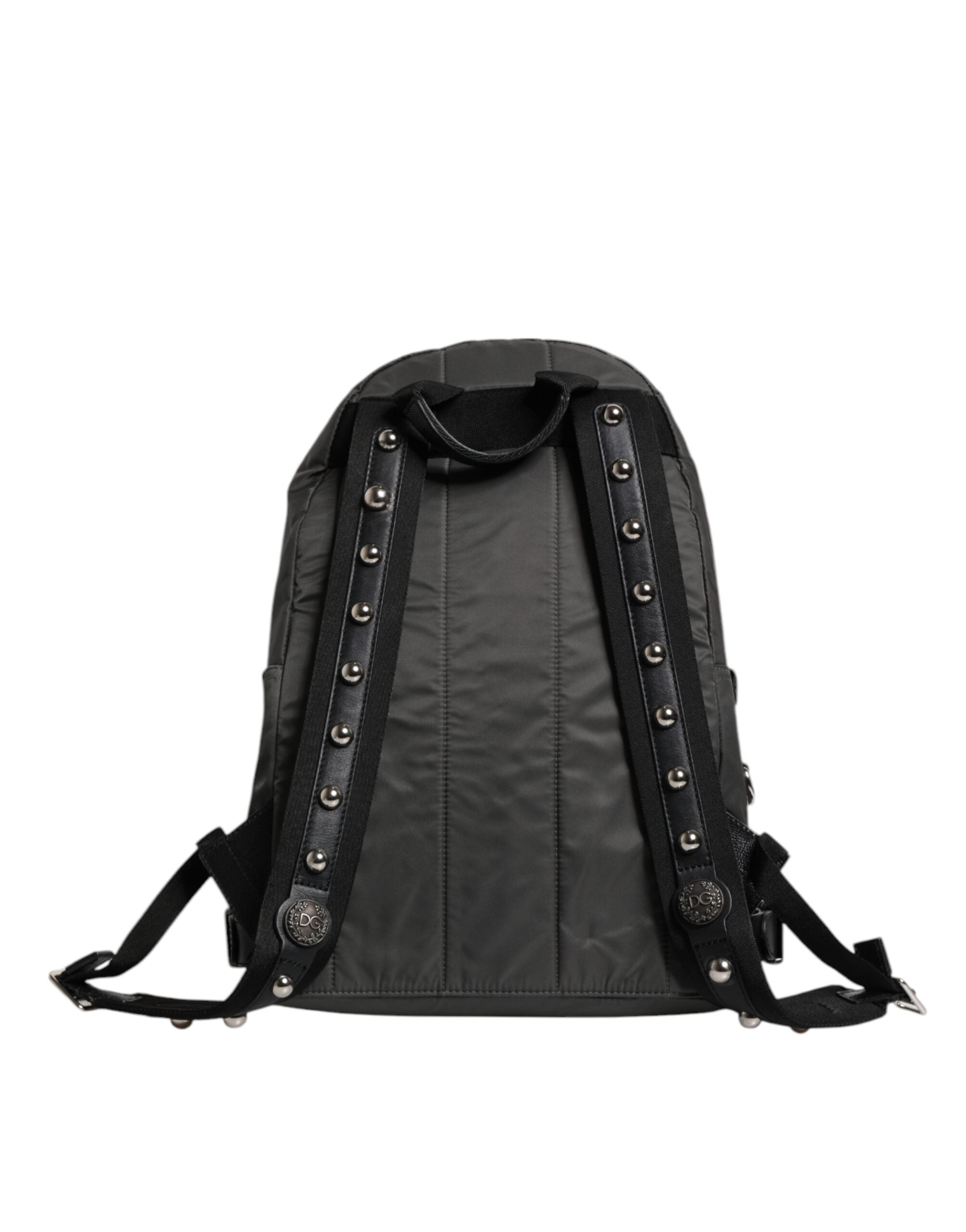 Dolce & Gabbana Gray Nylon Prince Forever School Travel Men Backpack Men's Bag (Pre-Owned)