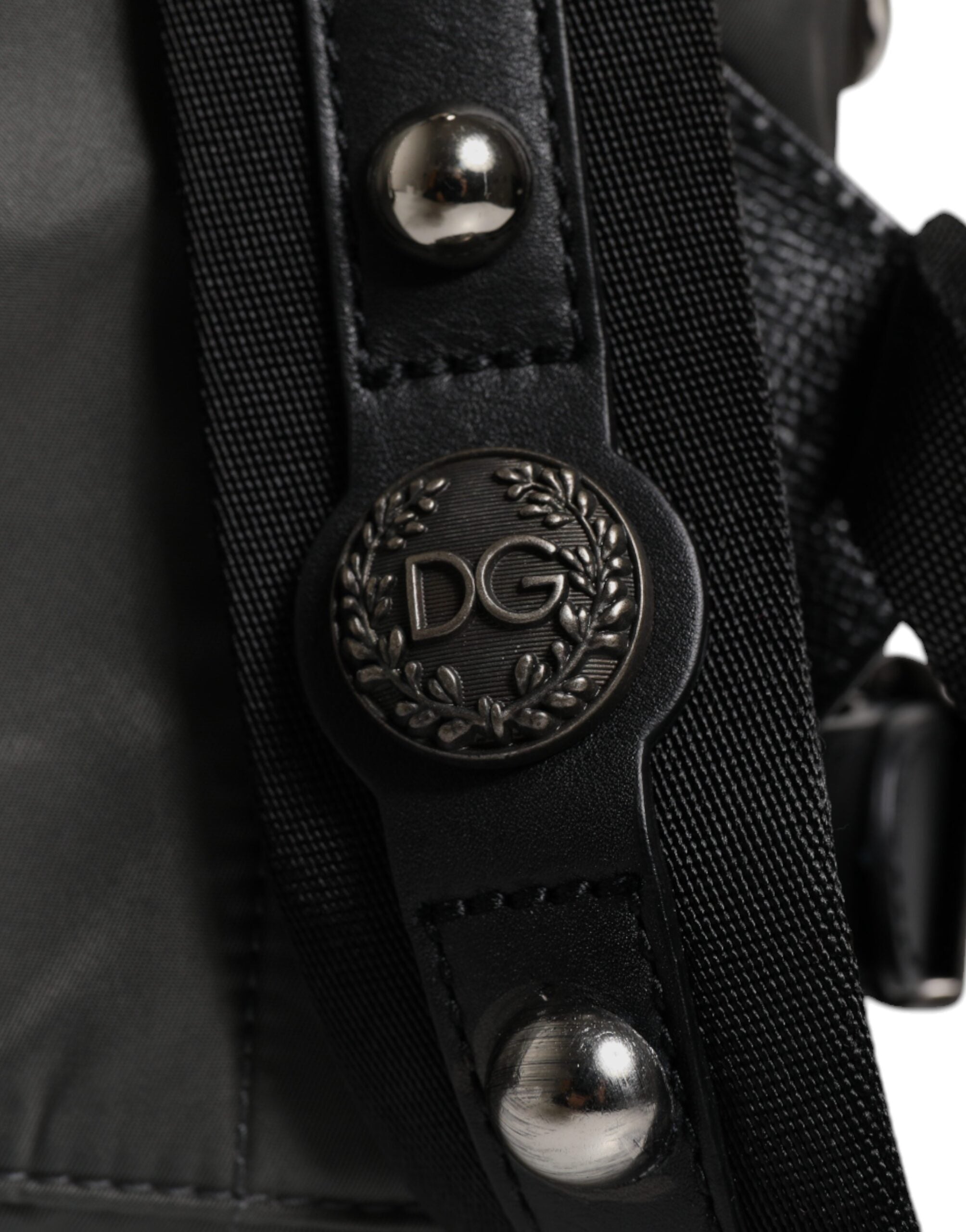 Dolce & Gabbana Gray Nylon Prince Forever School Travel Men Backpack Men's Bag (Pre-Owned)