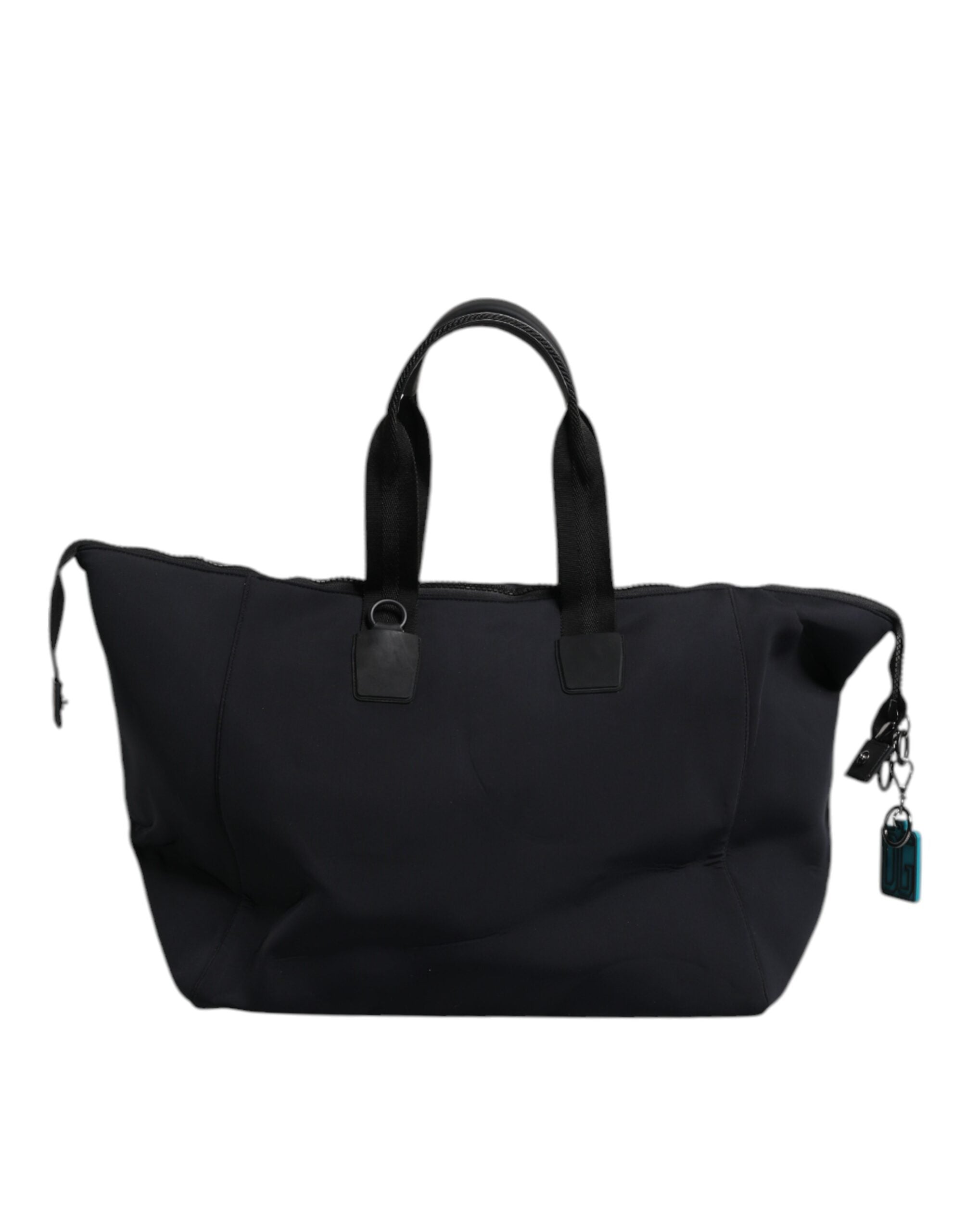 Dolce & Gabbana Black Canvas DG Logo Print Shopping Hand Tote Men's Bag (Pre-Owned)