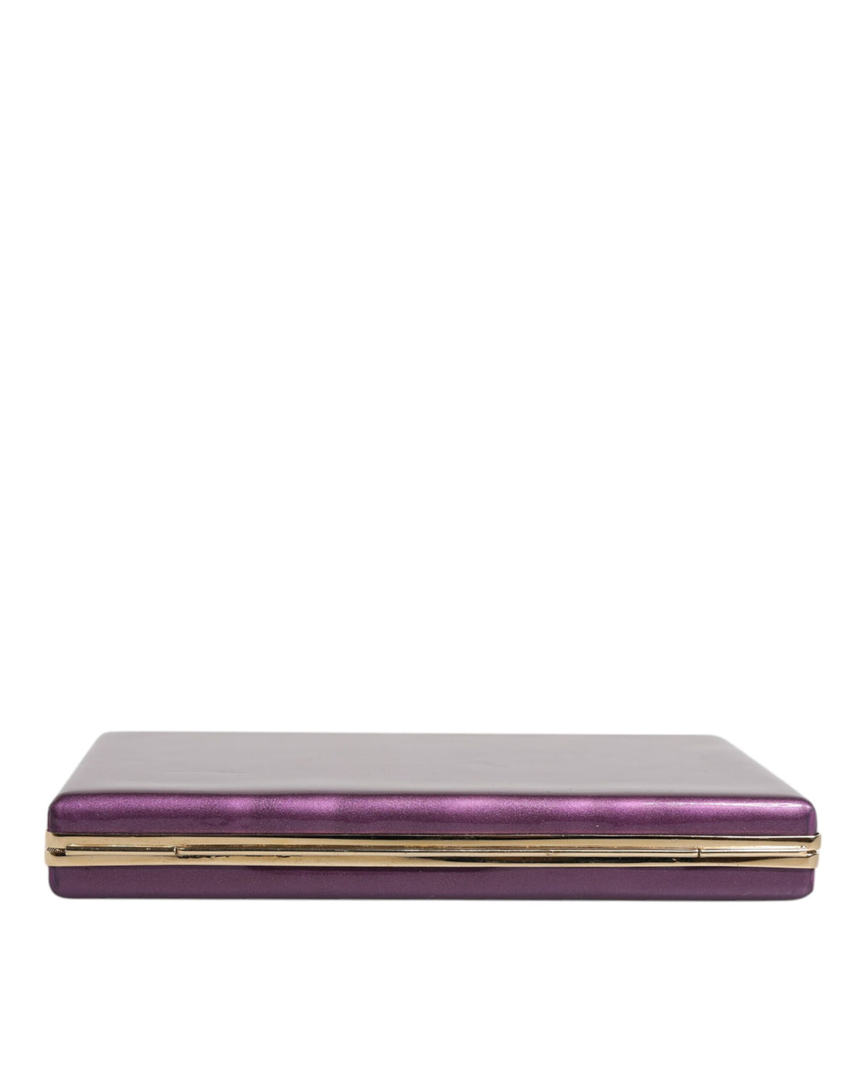 Dolce & Gabbana Purple Leather Clutch Evening Crossbody Women's Bag (Pre-Owned)