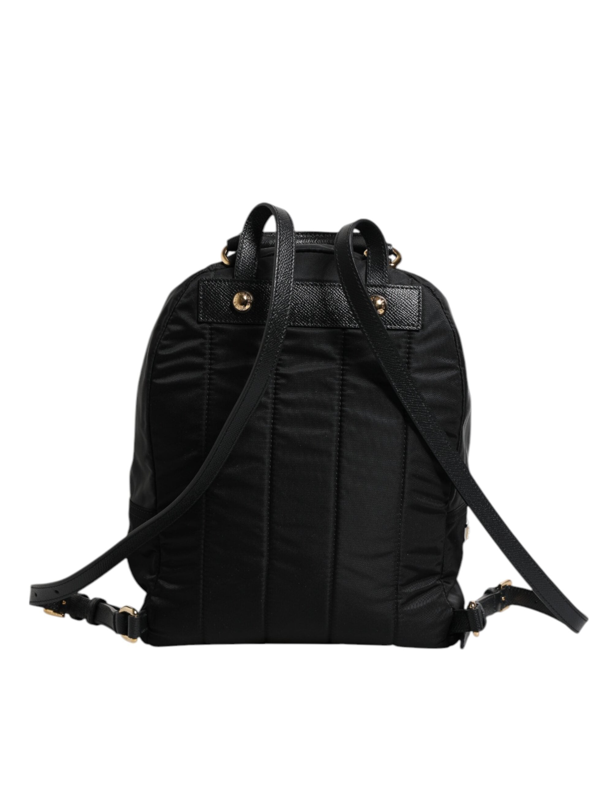 Dolce & Gabbana Black Nylon #DGFAMILY VULCANO Embellished Backpack Women's Bag (Pre-Owned)