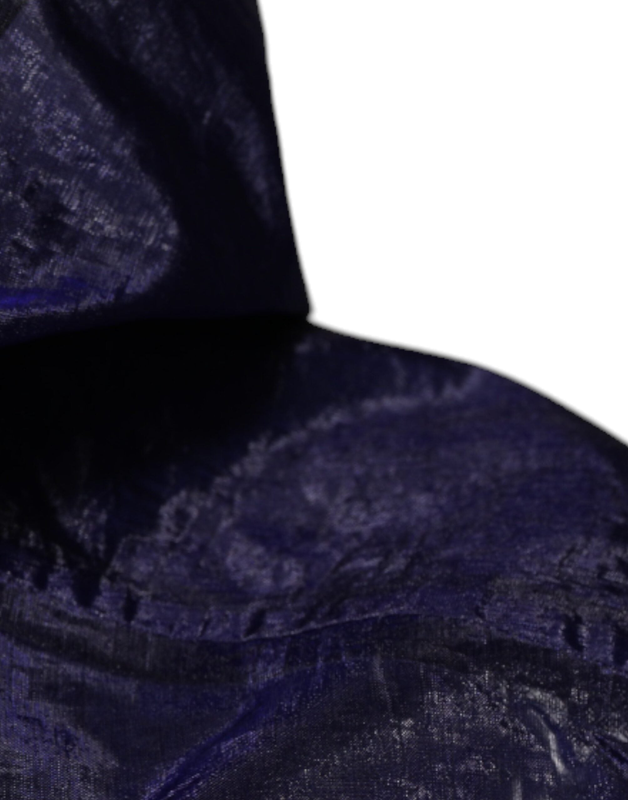 Dolce & Gabbana Dark Blue Cotton Hooded Men Raincoat Men's Jacket