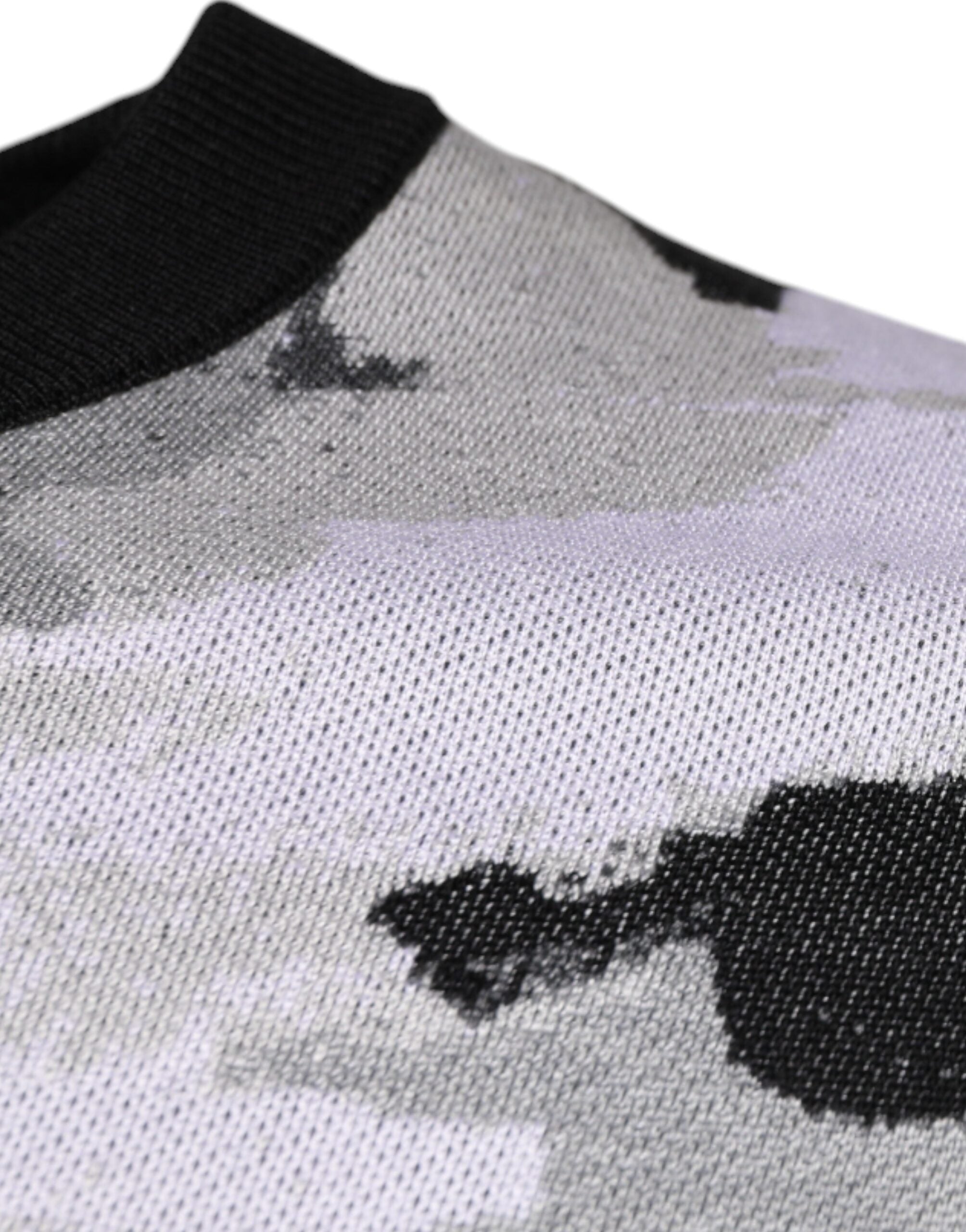 Dolce & Gabbana Multicolor Camouflage Crew Neck Men Pullover Men's Sweater