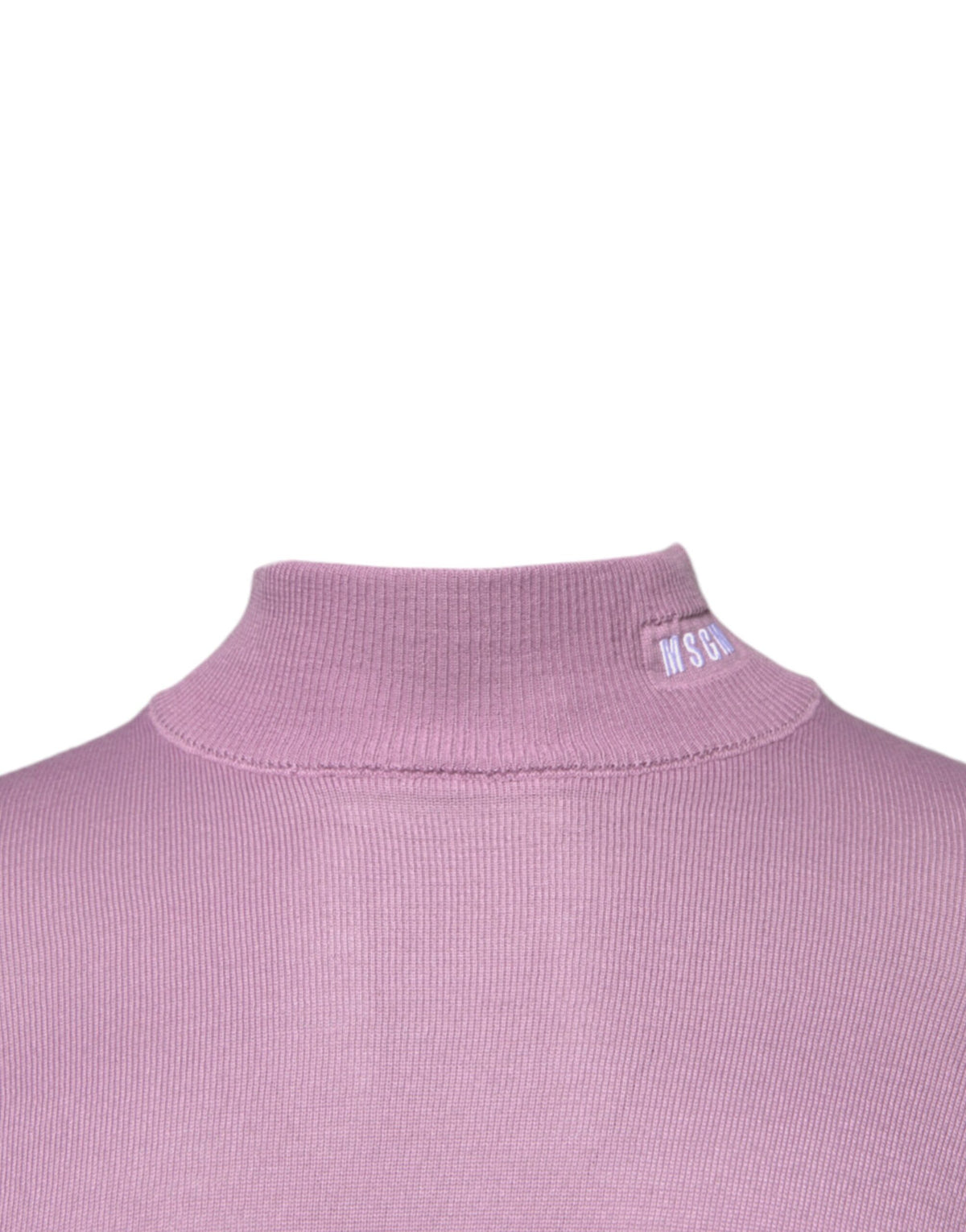 MSGM Purple Wool Knit Turtle Neck Long Sleeve Pullover Men's Sweater (Pre-Owned)