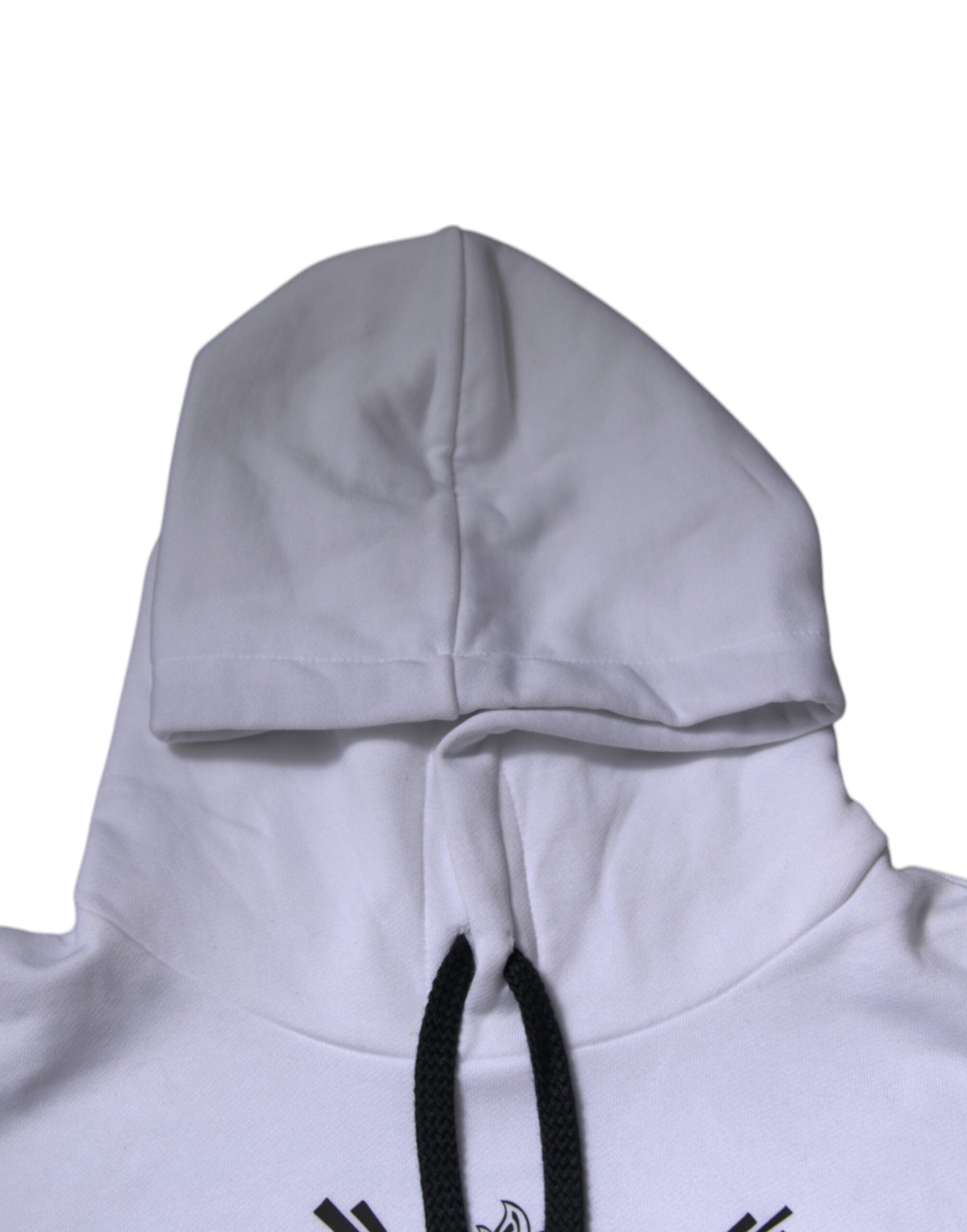 Dolce & Gabbana White Sacred Heart Hooded Sweatshirt Men's Sweater (Pre-Owned)