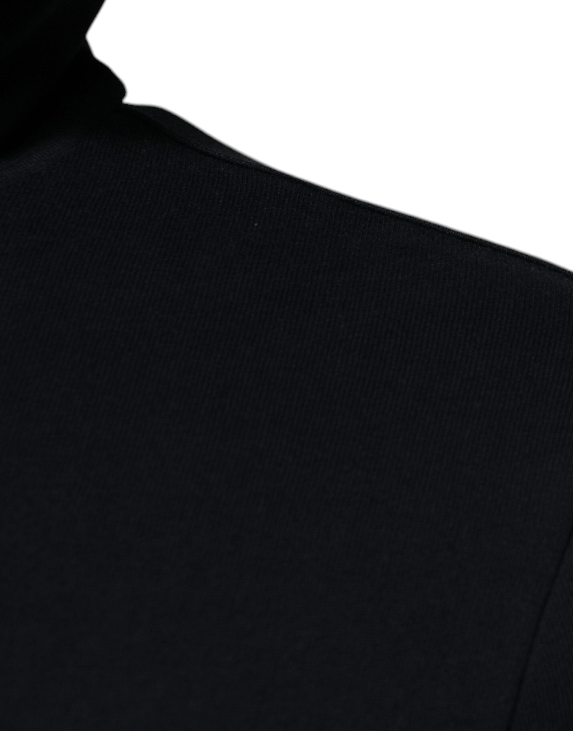 Dolce & Gabbana Black Logo Full Zip Hooded Sweatshirt Men's Sweater (Pre-Owned)
