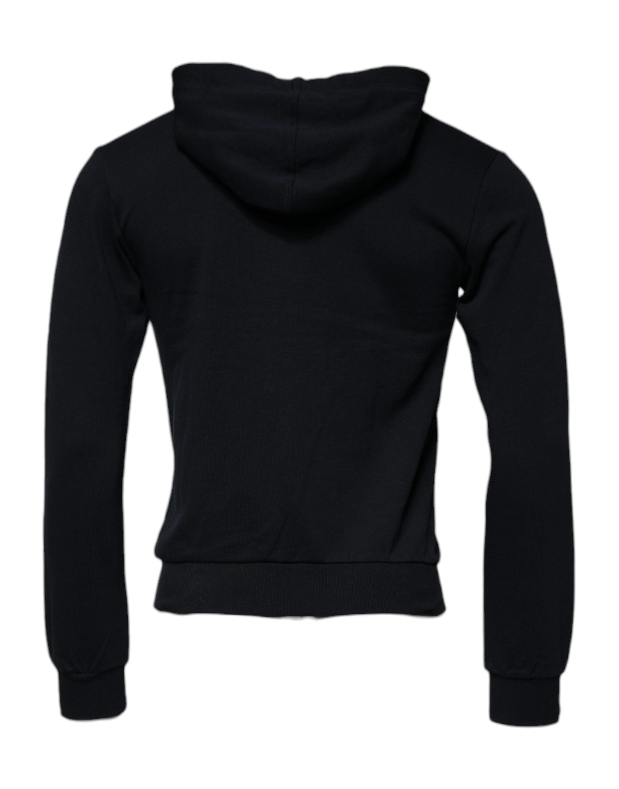 Dolce & Gabbana Black Logo Full Zip Hooded Sweatshirt Men's Sweater (Pre-Owned)
