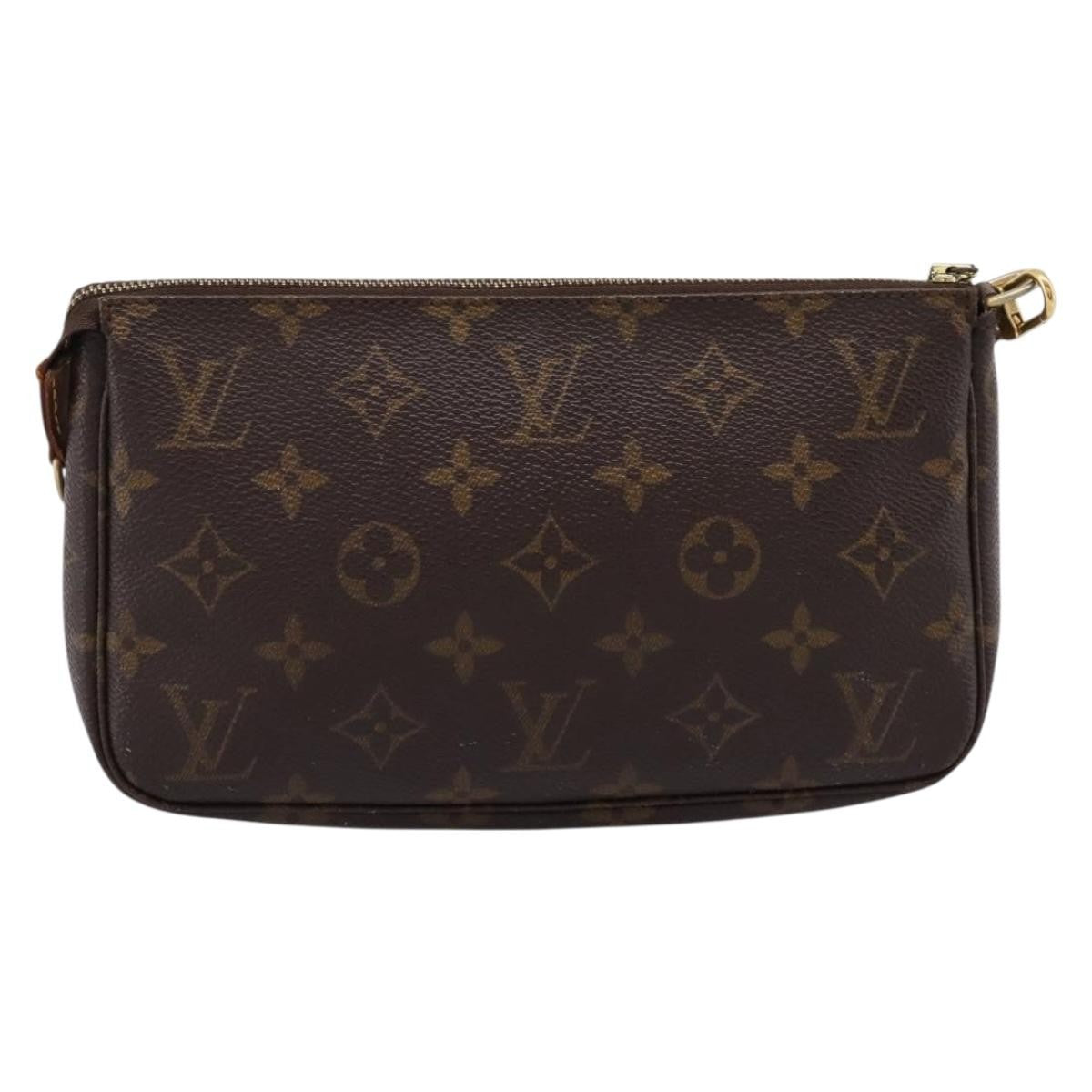 Louis Vuitton Pochette Accessoires Nm Monogram Canvas Brown Canvas Clutche & Pouche Bag (Pre-Owned)