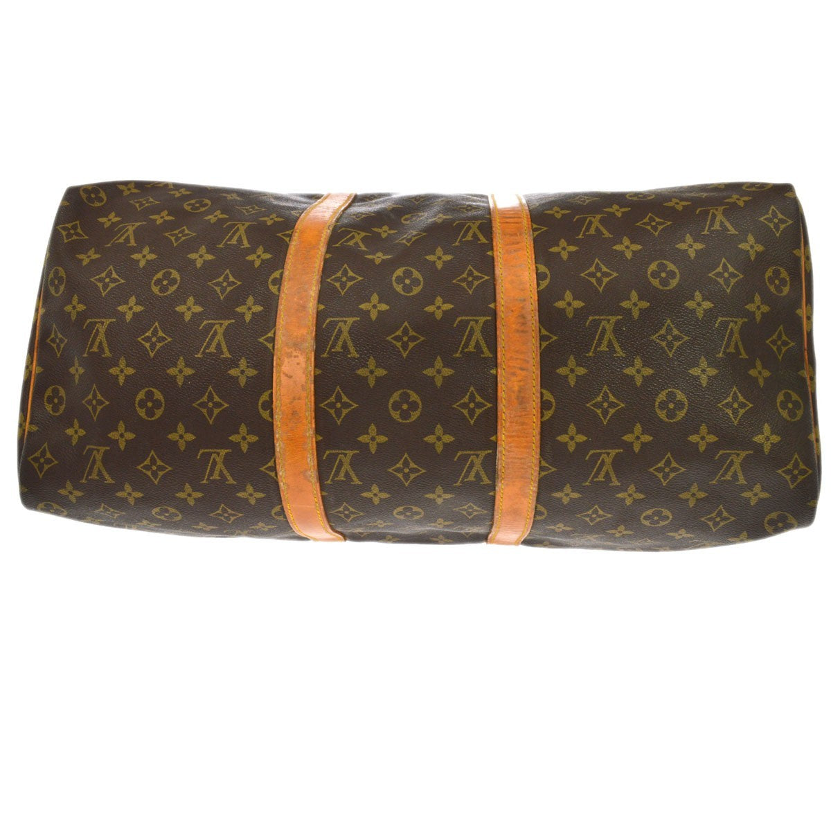 Louis Vuitton Keepall Monogram Canvas Brown Canvas Travel Bag Bag (Pre-Owned)